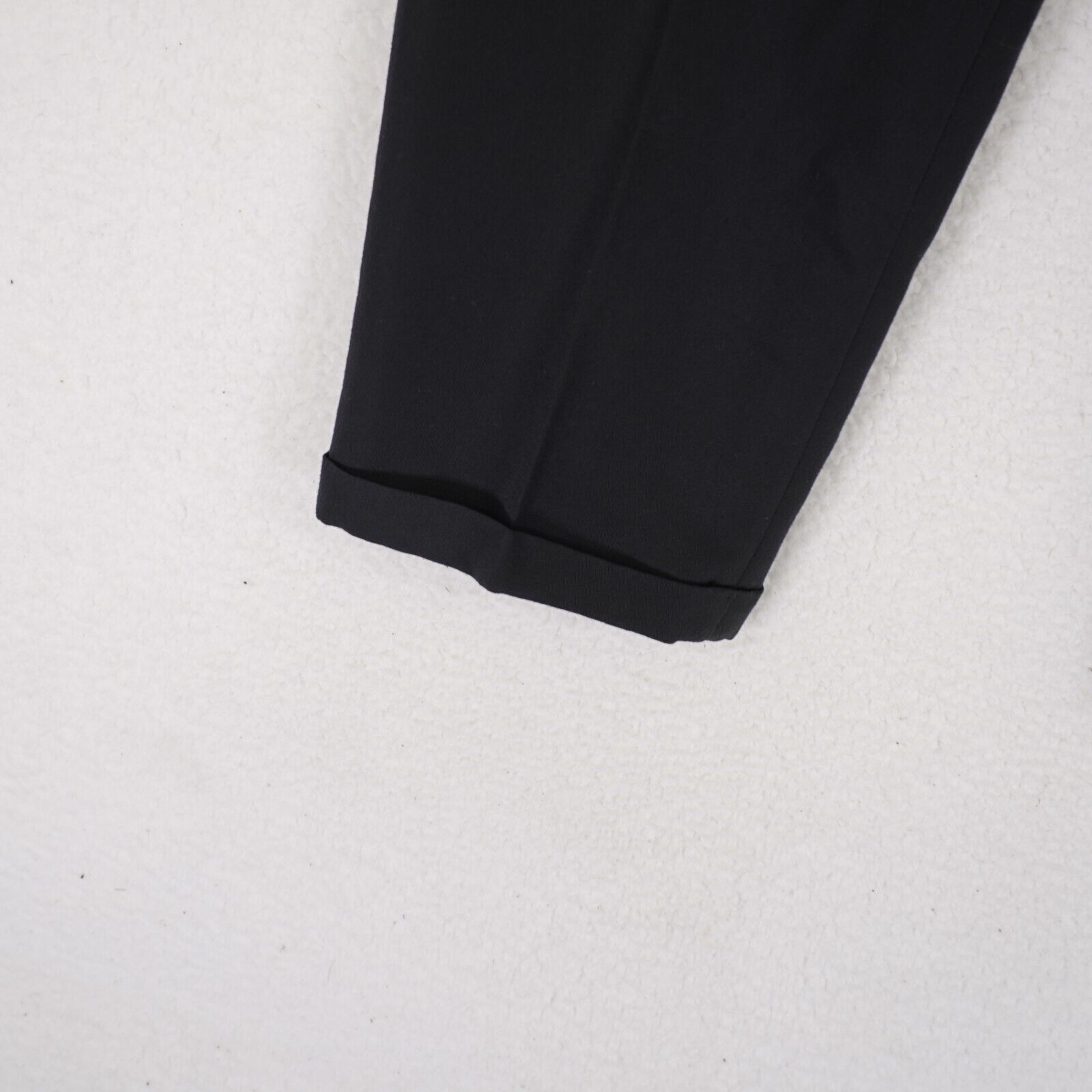 Yves Saint Laurent Yves Saint Laurent Pour Homme Black Polyester Dress Pants 35 Size 34R - 2 Thumbnail