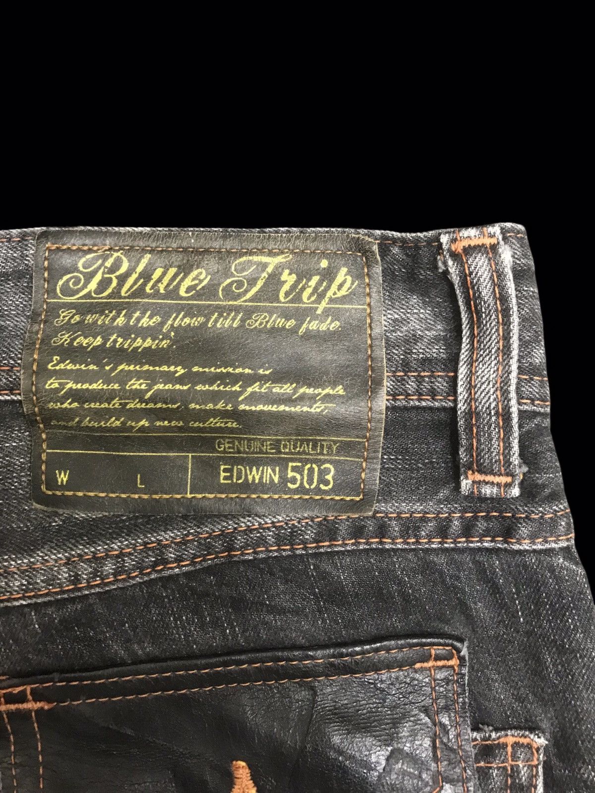 Edwin 💥ARCHIVAL💥EDWIN 503 Regular Insane Fades Denim F423 Size US 32 / EU 48 - 10 Thumbnail