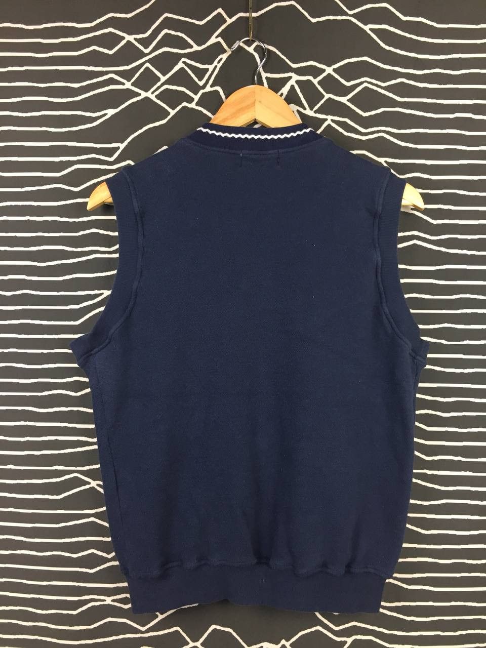 Sergio Tacchini Vtg Sergio Tacchini Casual Knitted Vest Size US L / EU 52-54 / 3 - 7 Thumbnail