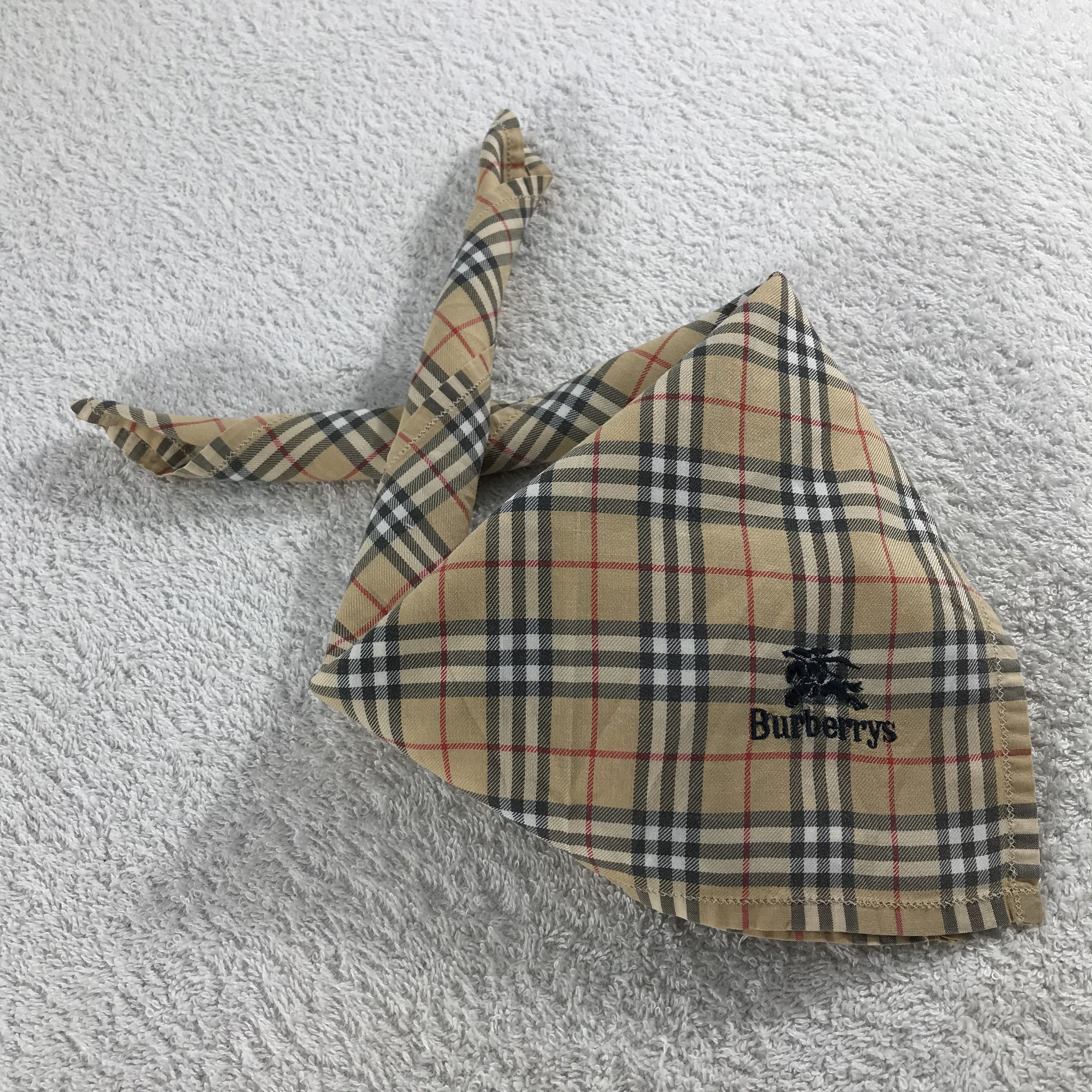 Burberry × Vintage Kenzo Bandana / Handkerchief / Neckerchief - S307 Size ONE SIZE - 4 Thumbnail