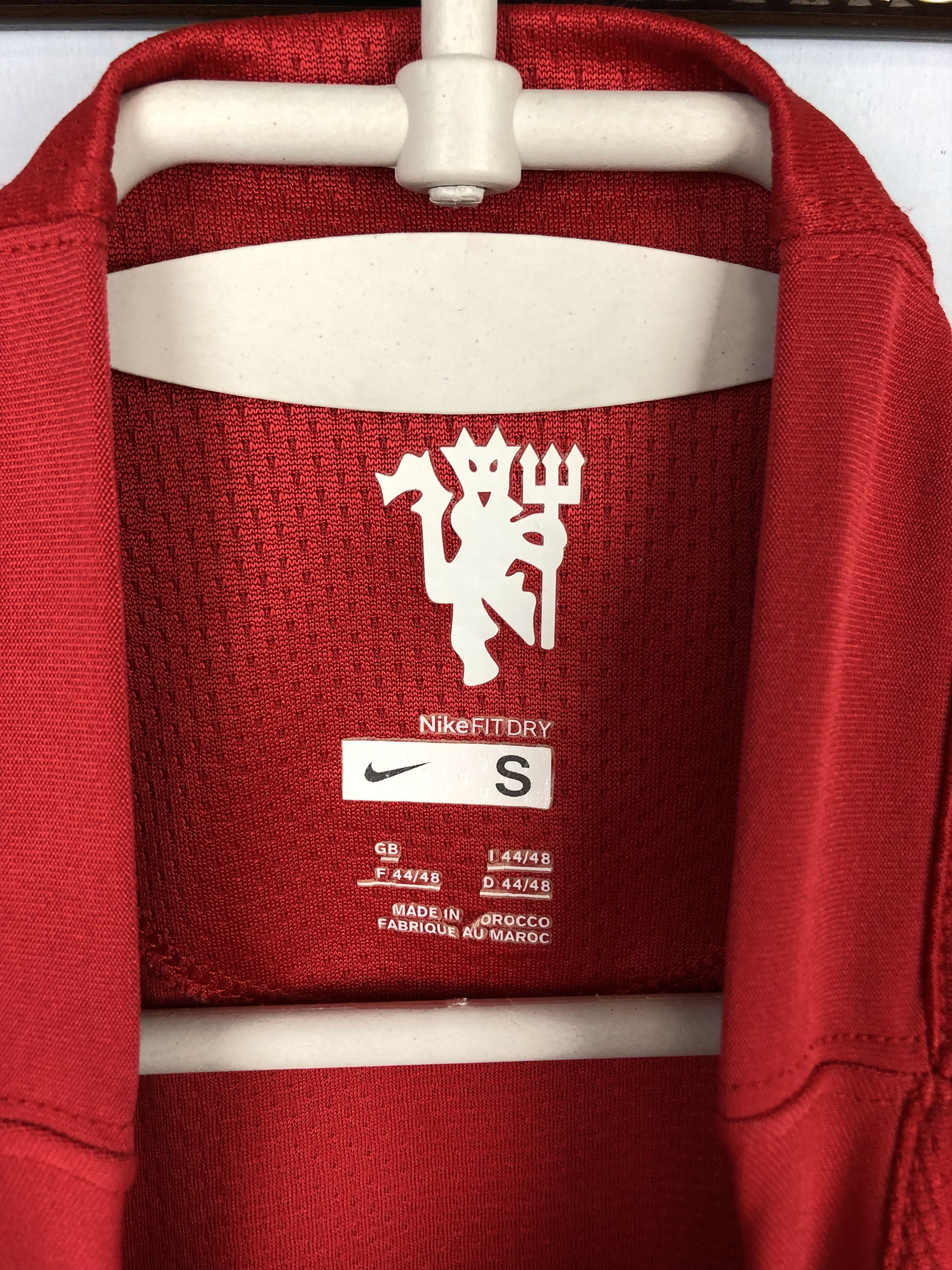 Nike Manchester United football shirt Soccer Nike Jersey Trikot Size US S / EU 44-46 / 1 - 4 Thumbnail