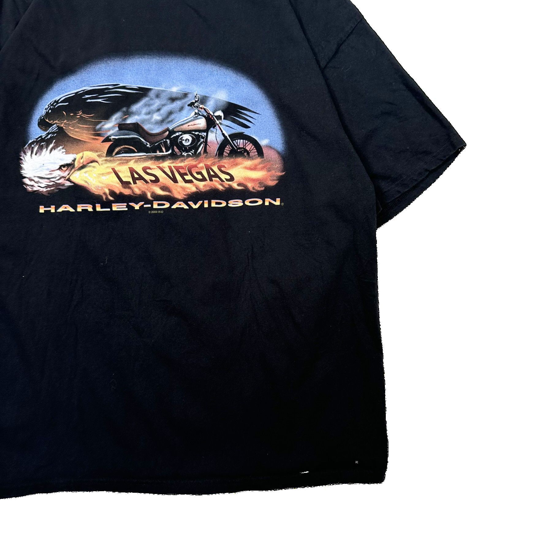 Vintage Vintage 00s Harley Davidson Nevada Big Print Graphic T Shirt Size US XXL / EU 58 / 5 - 3 Thumbnail