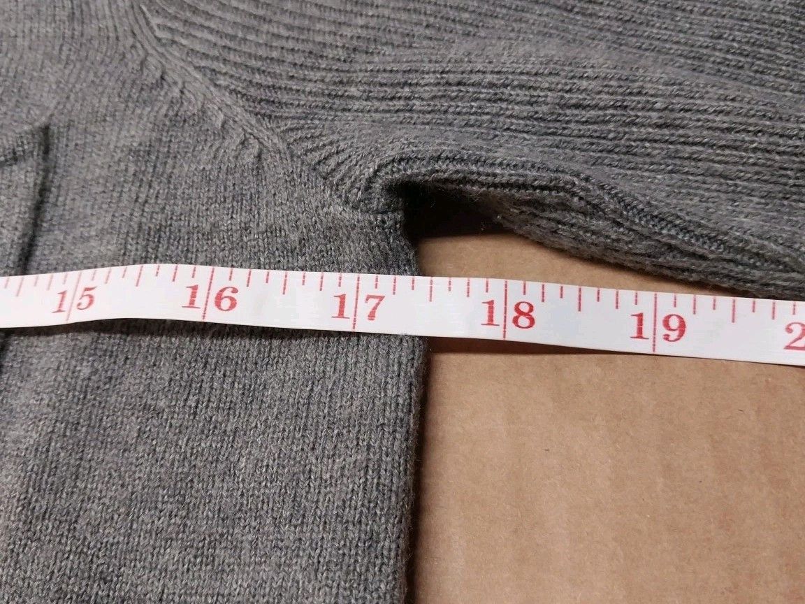 Other New York Co Women XS Gray Cozy Knit Sweater Dress Buttons Size XS / US 0-2 / IT 36-38 - 7 Thumbnail