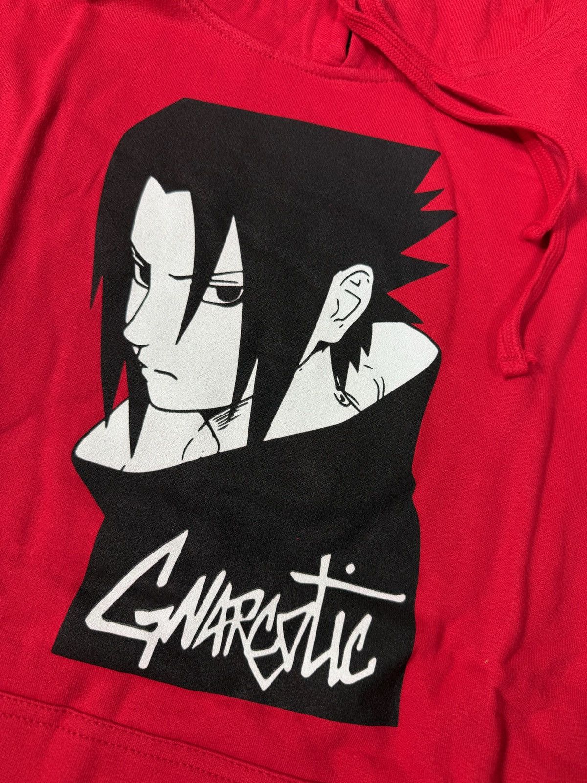 Glo Gang × Gnarcotic Gnarcotic Naruto Sasuke Hoodie Red Medium Size US M / EU 48-50 / 2 - 4 Thumbnail
