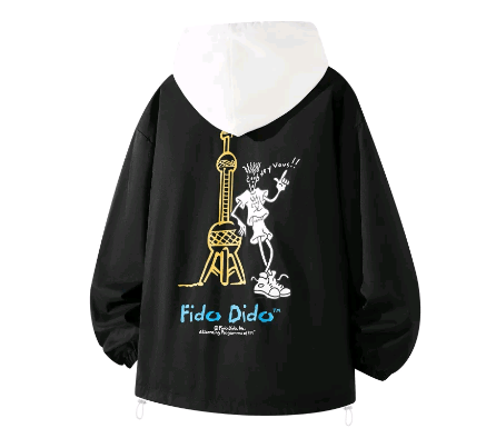 Other FIDODIDO Cartoon Print Padded Hooded Jacket Size US XXL / EU 58 / 5 - 3 Thumbnail
