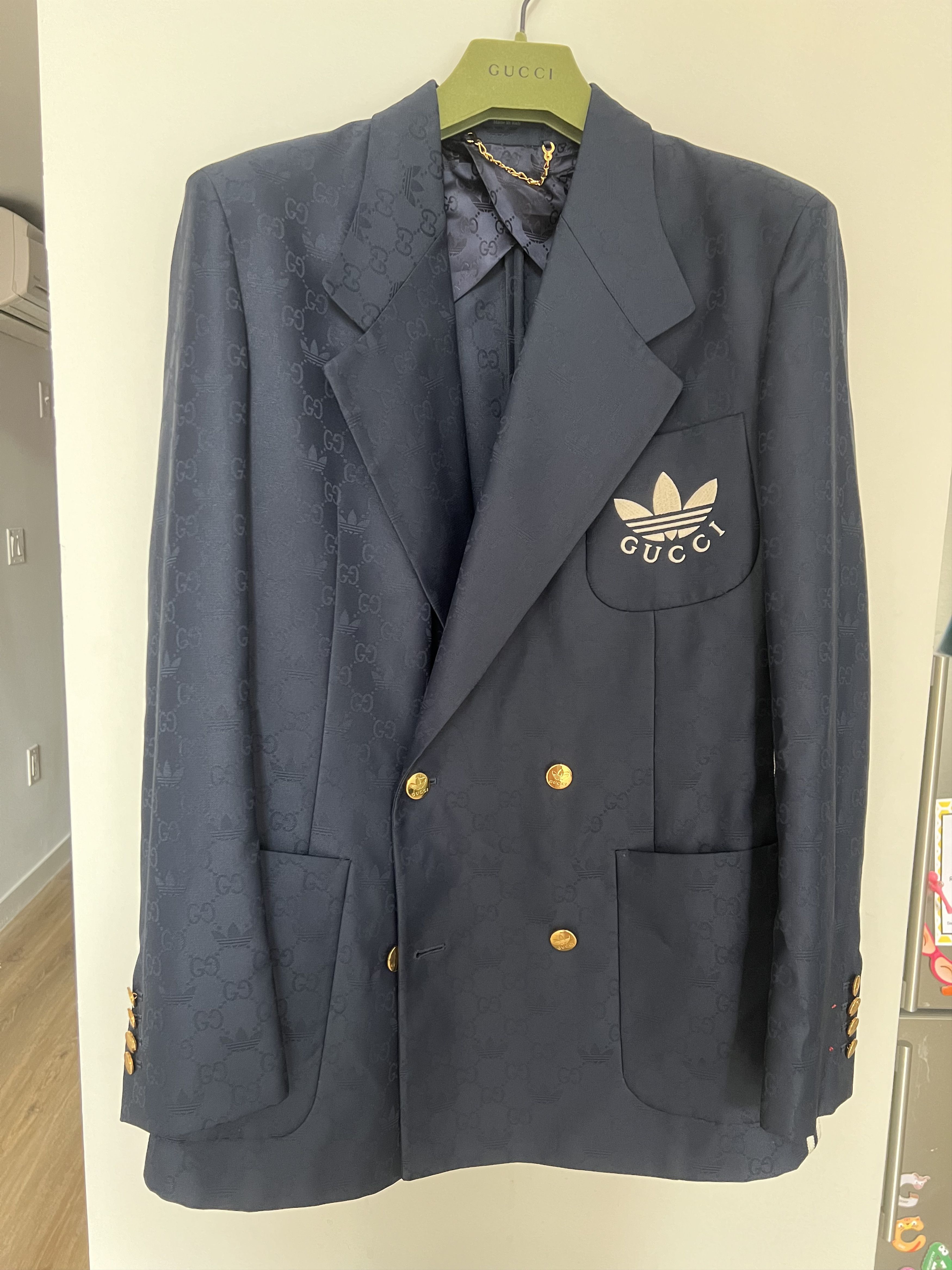 Adidas × Gucci Gucci x Adidas - Brand New Blazer Size 50R - 1 Thumbnail
