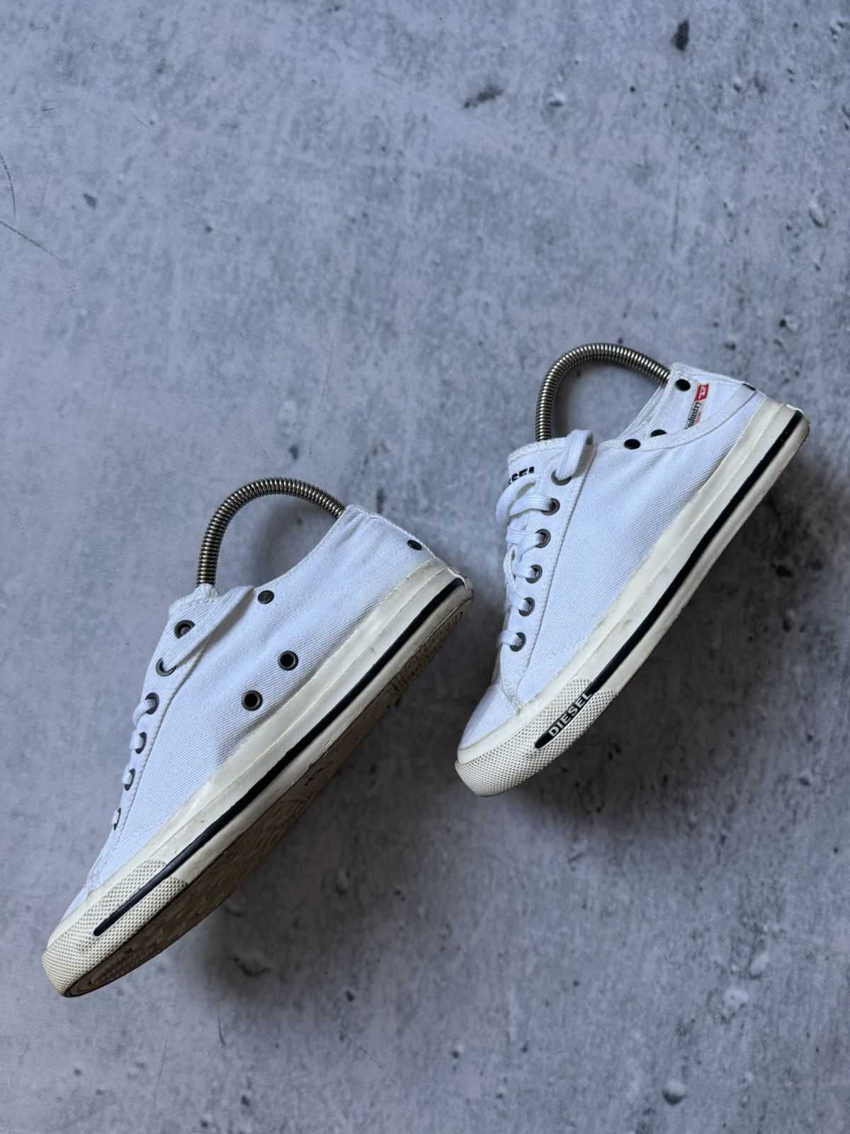 Diesel × Vintage Diesel unisex shoes, white sneakers US 7.5 Size US 7.5 / EU 40-41 - 5 Thumbnail
