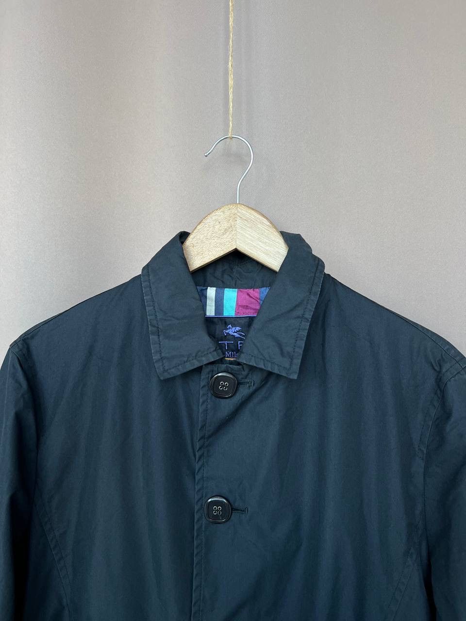 Etro Etro Milano Trench Coat Mens Size 46 or S/M Vintage Jacket Size US M / EU 48-50 / 2 - 2 Thumbnail