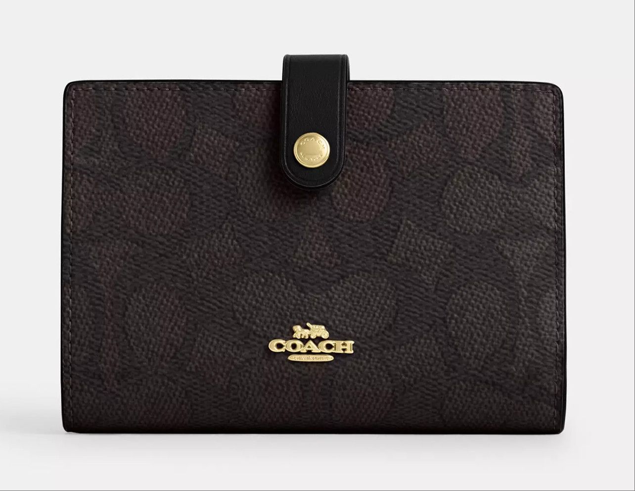 Coach 2 In 1 Wallet In Blocked Signature Canvas CBK54 Size ONE SIZE - 3 Thumbnail