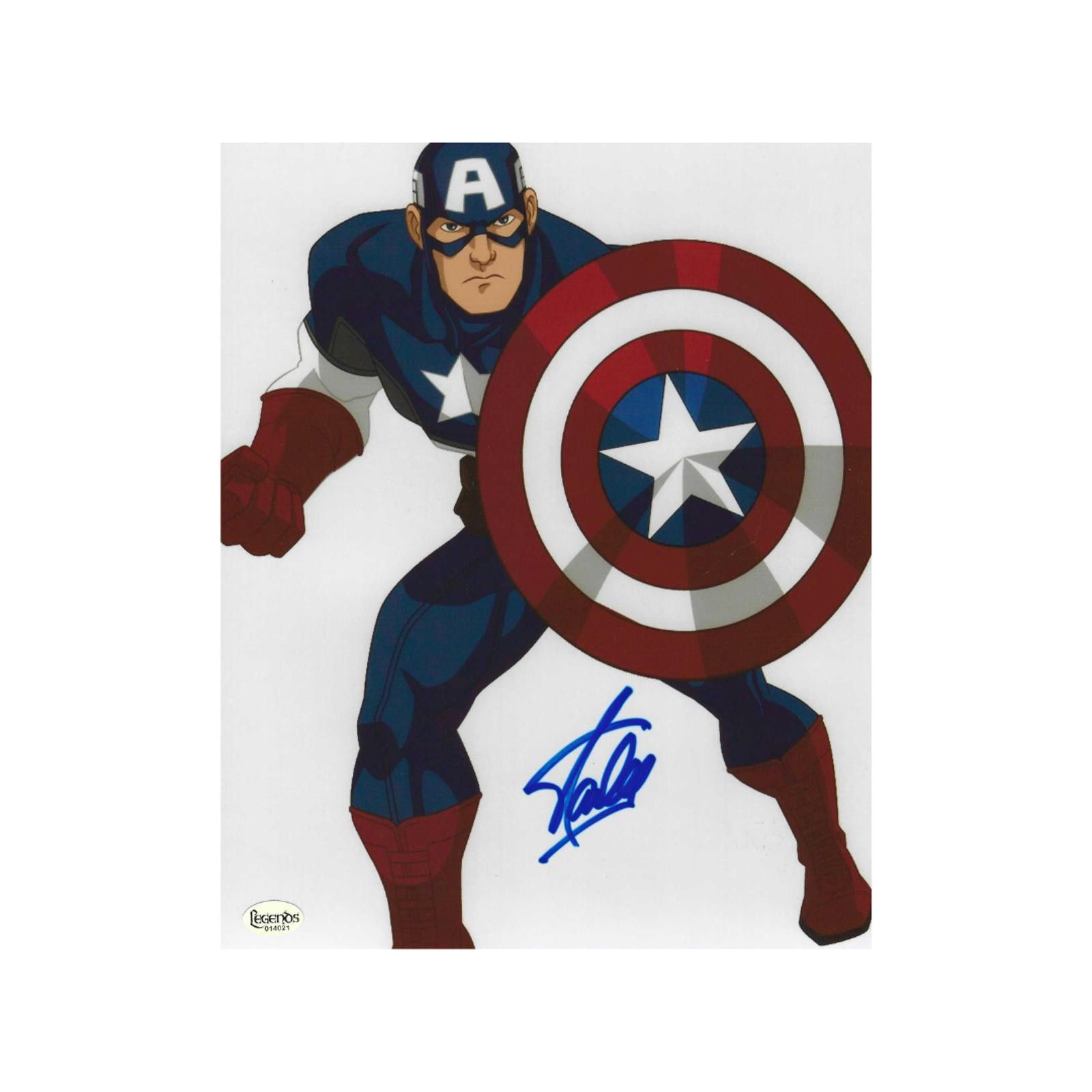Other Stan Lee "Captain America" Signed 8x10 photo COa W/Frame Size ONE SIZE - 3 Thumbnail