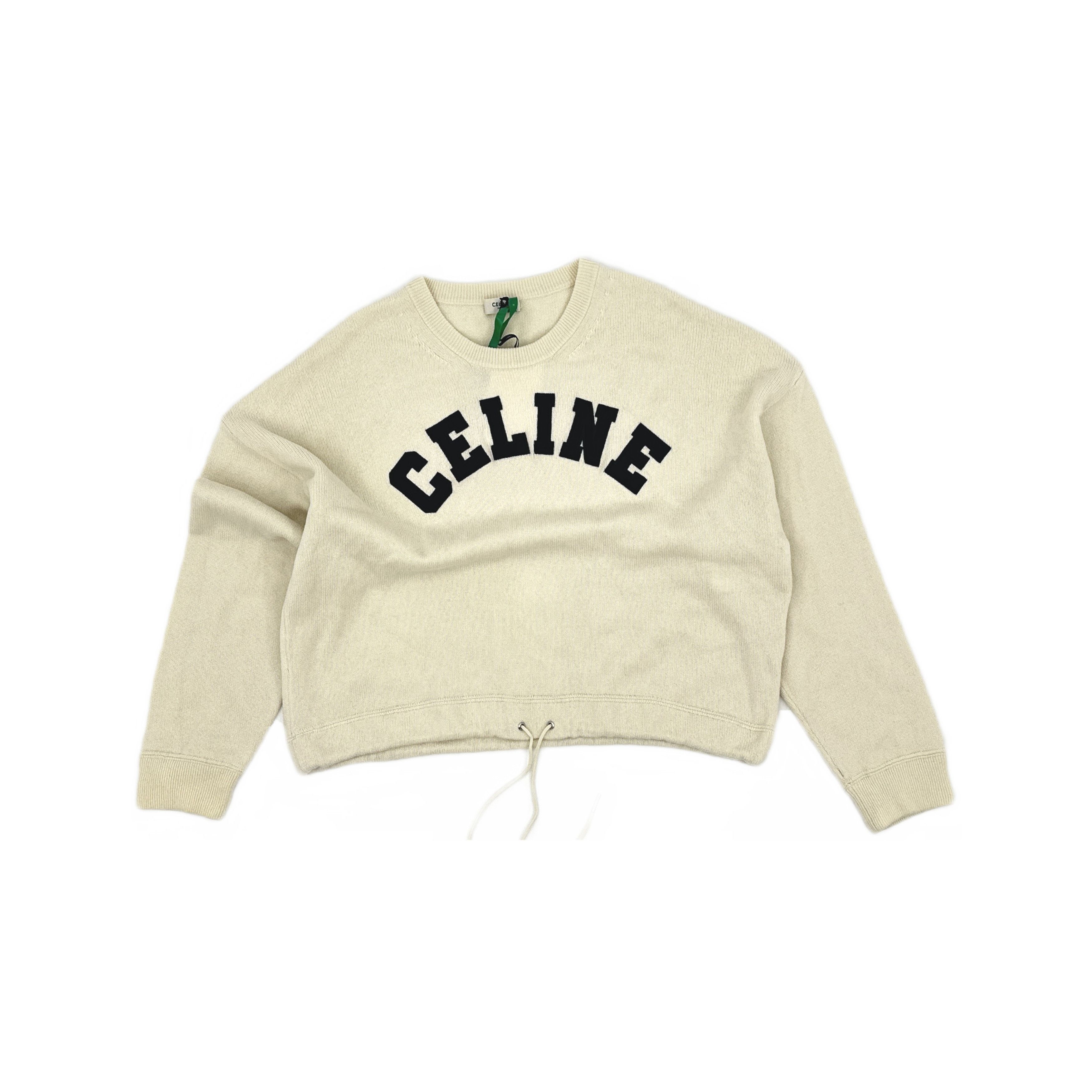 Celine Celine Logo Sweater Size L Size L / US 10 / IT 46 - 1 Thumbnail