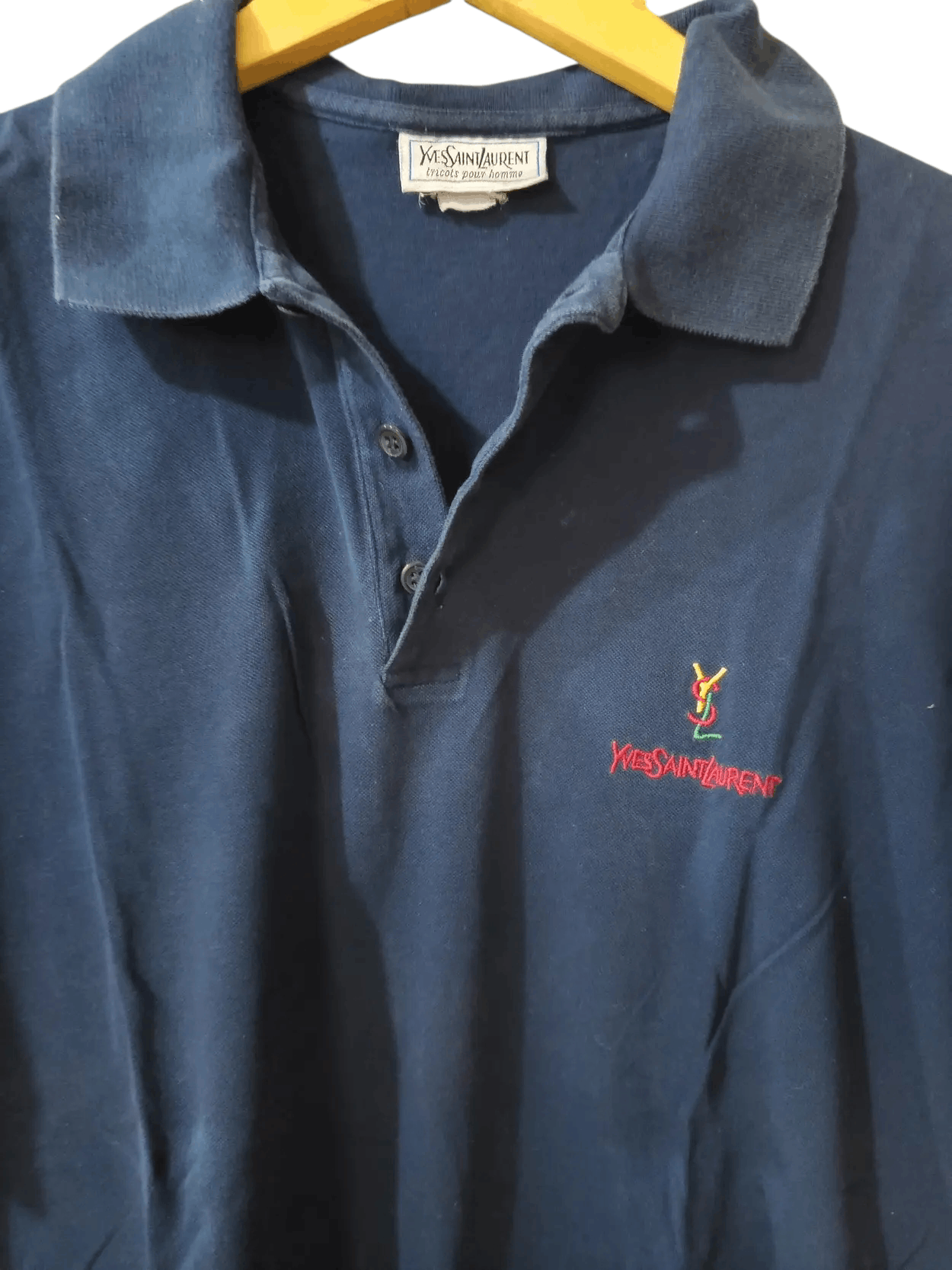 Yves Saint Laurent YSL Tricots Pour Homme Polo Shirt Size US S / EU 44-46 / 1 - 6 Thumbnail