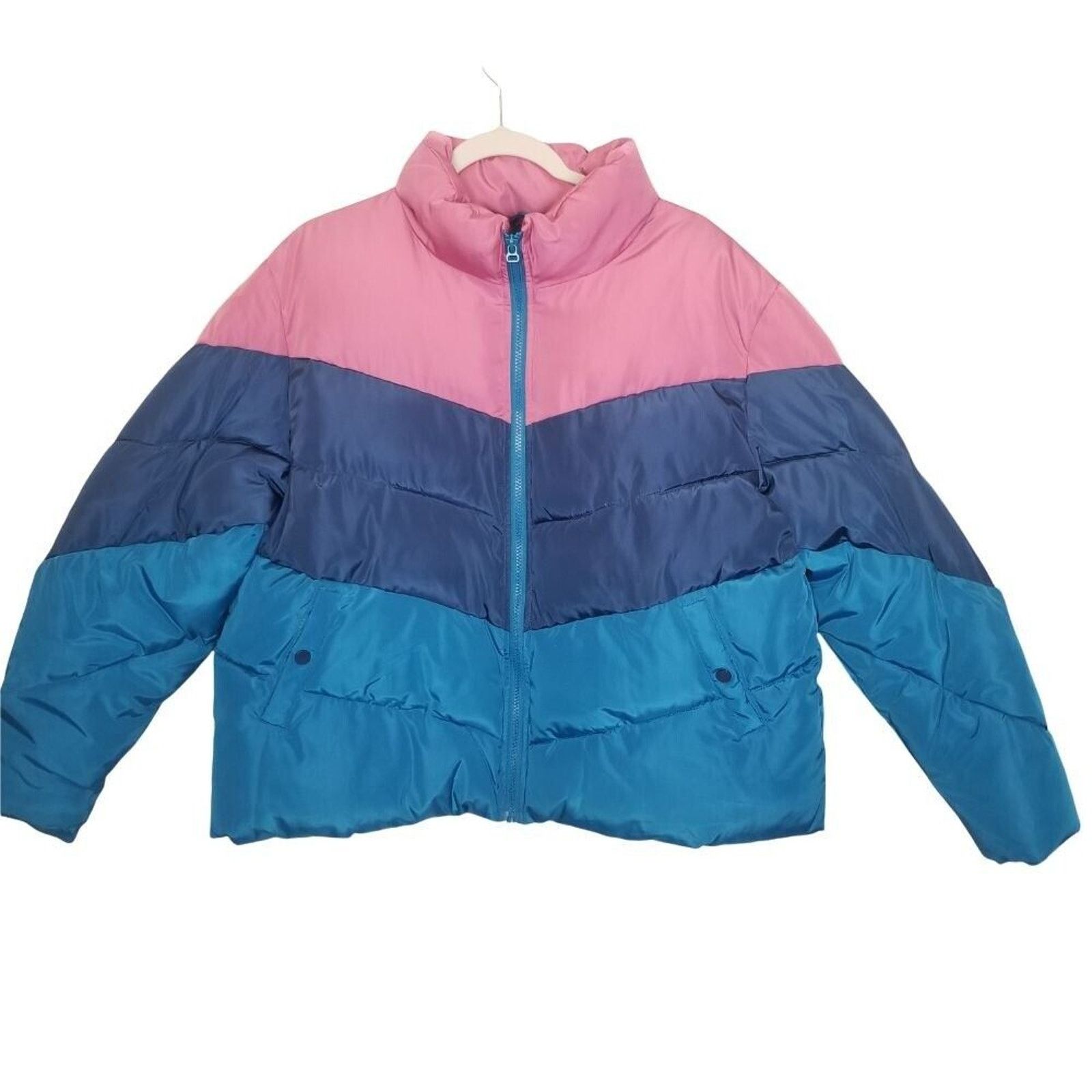 Sundry Sundance Womens Greer Mountain Colorblock Puffer Coat XXL Size XXL / US 16-18 / IT 52-54 - 2 Thumbnail