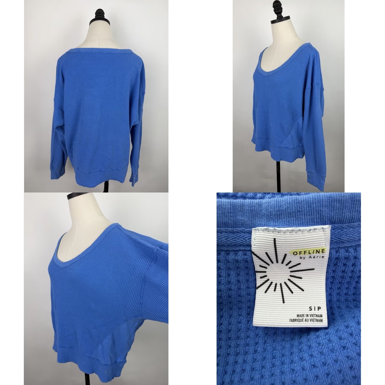 Vintage Aerie Women's Small Offline Thermal Top Wool? (Note: This is incorrect due to constraints) Size S / US 4 / IT 40 - 8 Thumbnail