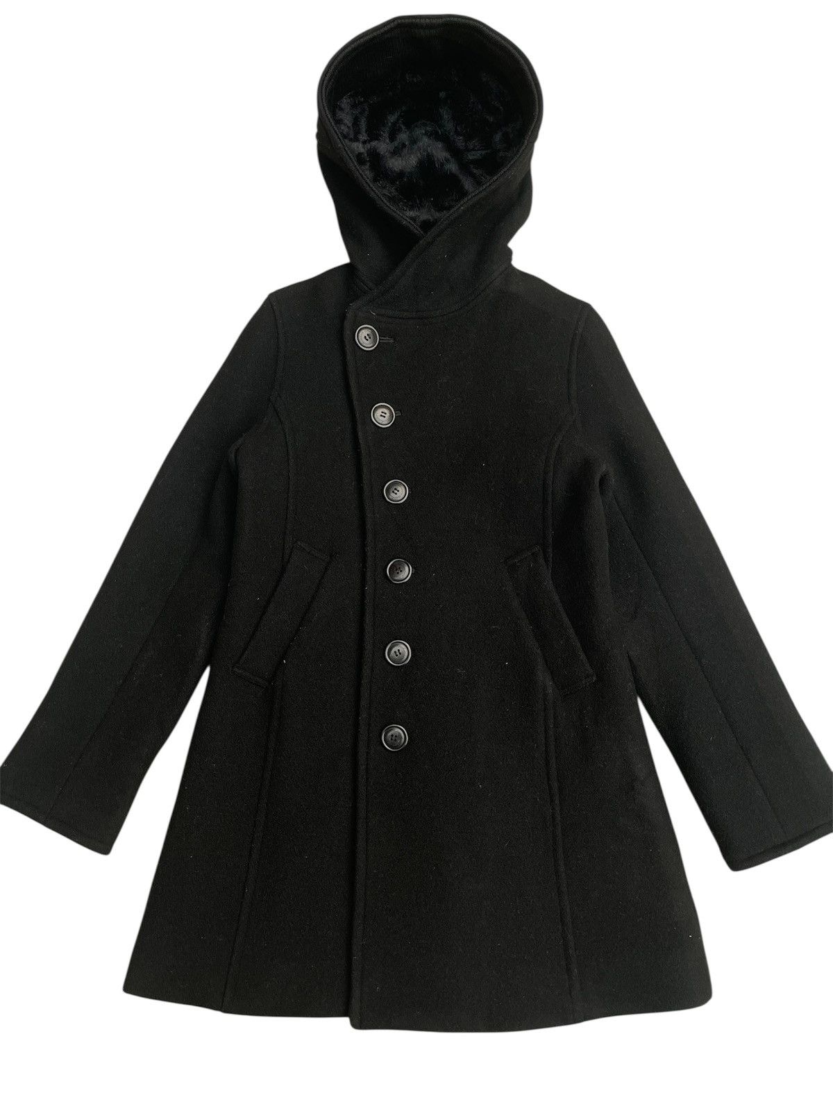 Sunao Kuwahara sunaokuwahara Avant-Garde Coat – Faux Fur & Polka Dot Lining Size S / US 4 / IT 40 - 5 Thumbnail