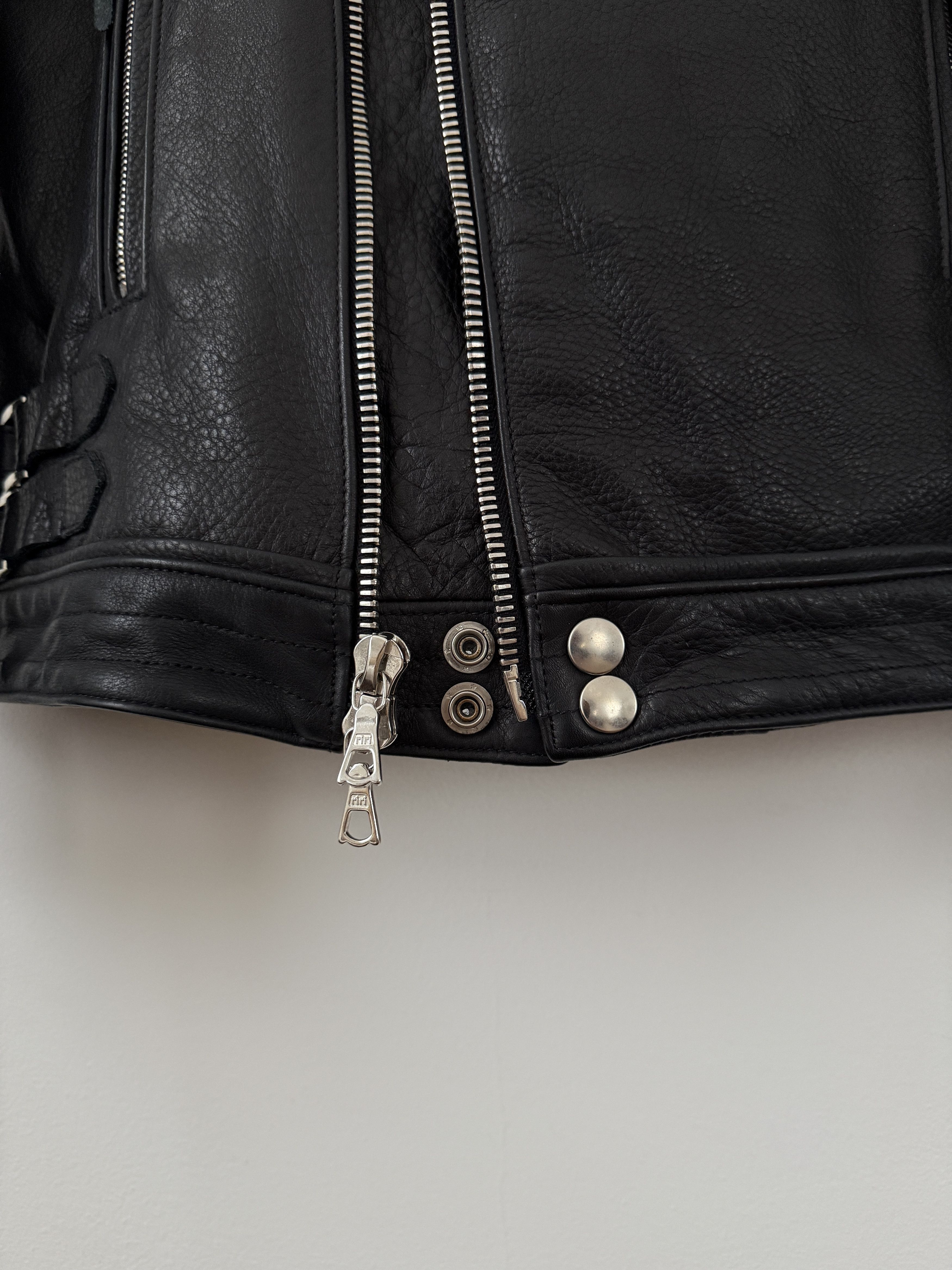 John Elliott Leather Moto Jacket Size US L / EU 52-54 / 3 - 15 Thumbnail
