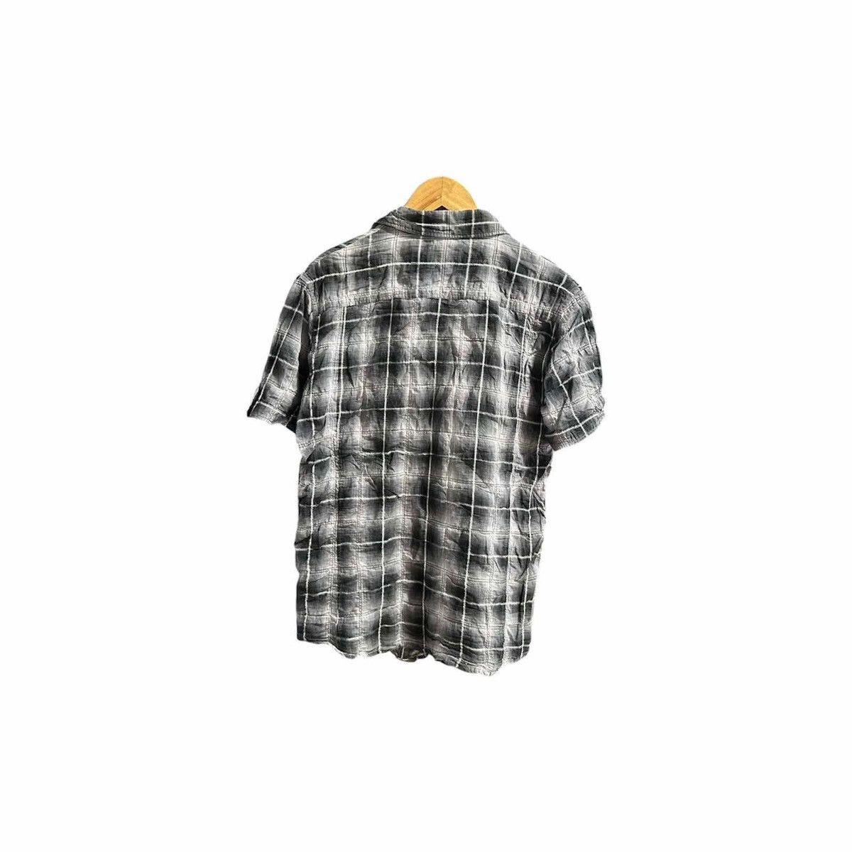Issey Miyake × Japanese Brand × Tete Homme 🔥Vintage Tete Homme By Issey Miyake Plaid Rayon Shirt Size US L / EU 52-54 / 3 - 8 Thumbnail