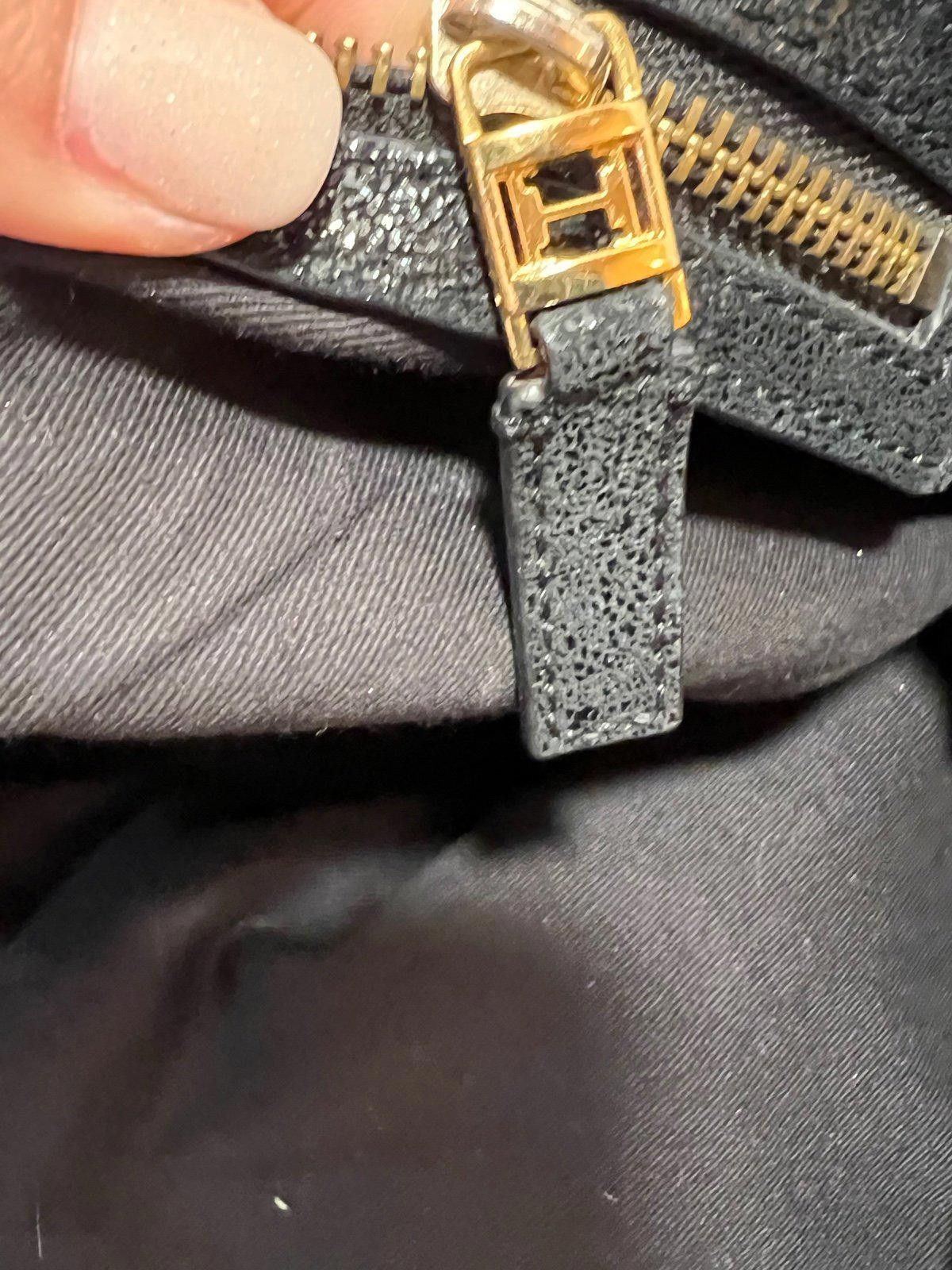Other Halston Heritage Leather Boho Bag Black Purse/Gold Hardware Size ONE SIZE - 11 Thumbnail