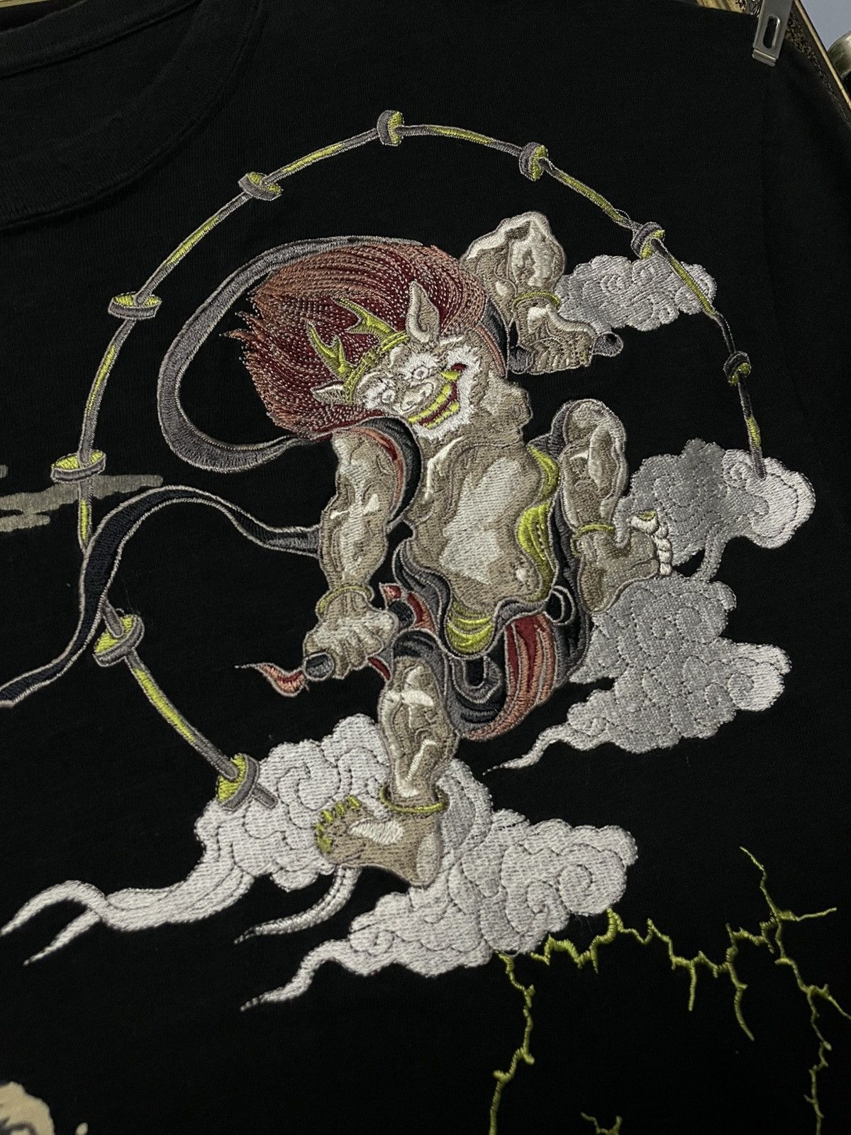 Designer × Japanese Brand × Vintage Vintage 90s Japanese Tradition God Of War Sukajan Longsleeve Size US XL / EU 56 / 4 - 6 Thumbnail