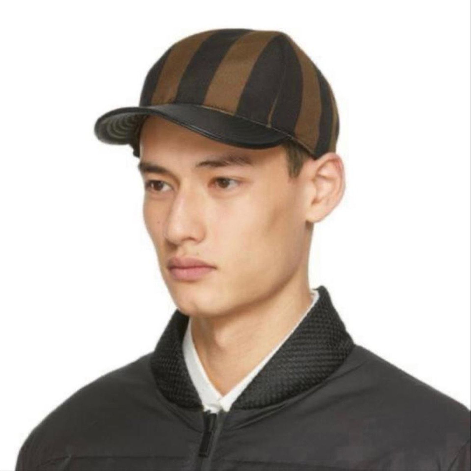 Fendi FF logo stripe reversible baseball hat Size ONE SIZE - 7 Thumbnail