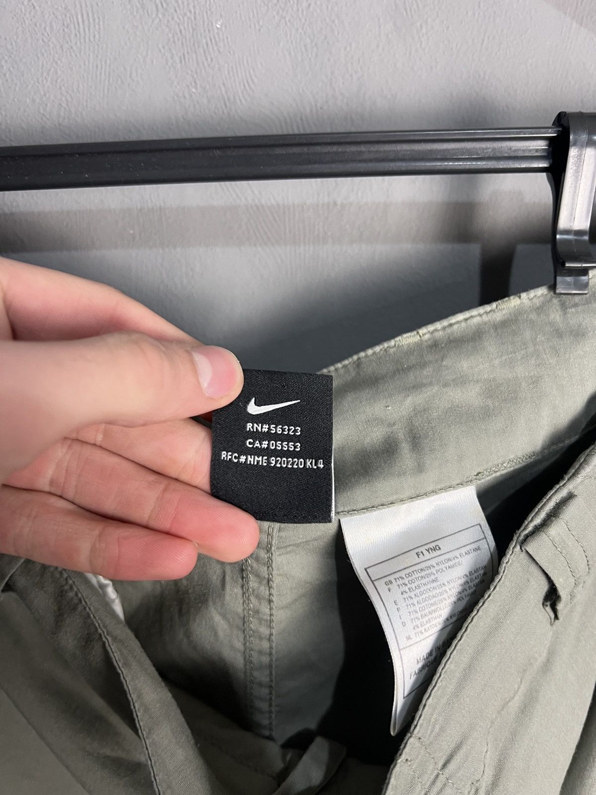 Nike Vintage Nike Acg Cargo Pants Drill Y2K Men’s Drill Nylon Size US 34 / EU 50 - 8 Thumbnail