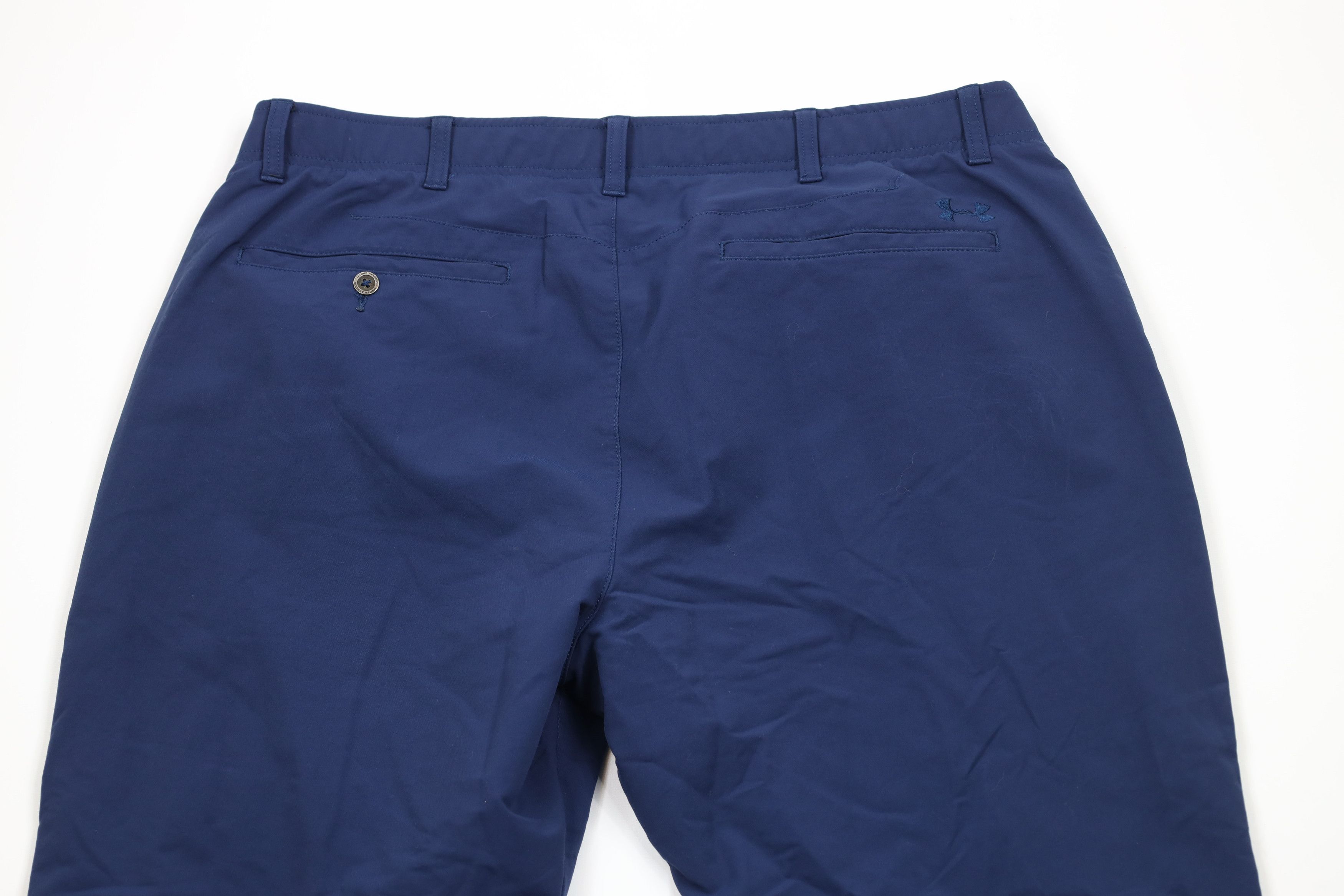 Under Armour × Vintage Under Armour Stretch Tech Golfing Golf Chino Pants Blue Size US 40 / EU 56 - 11 Thumbnail