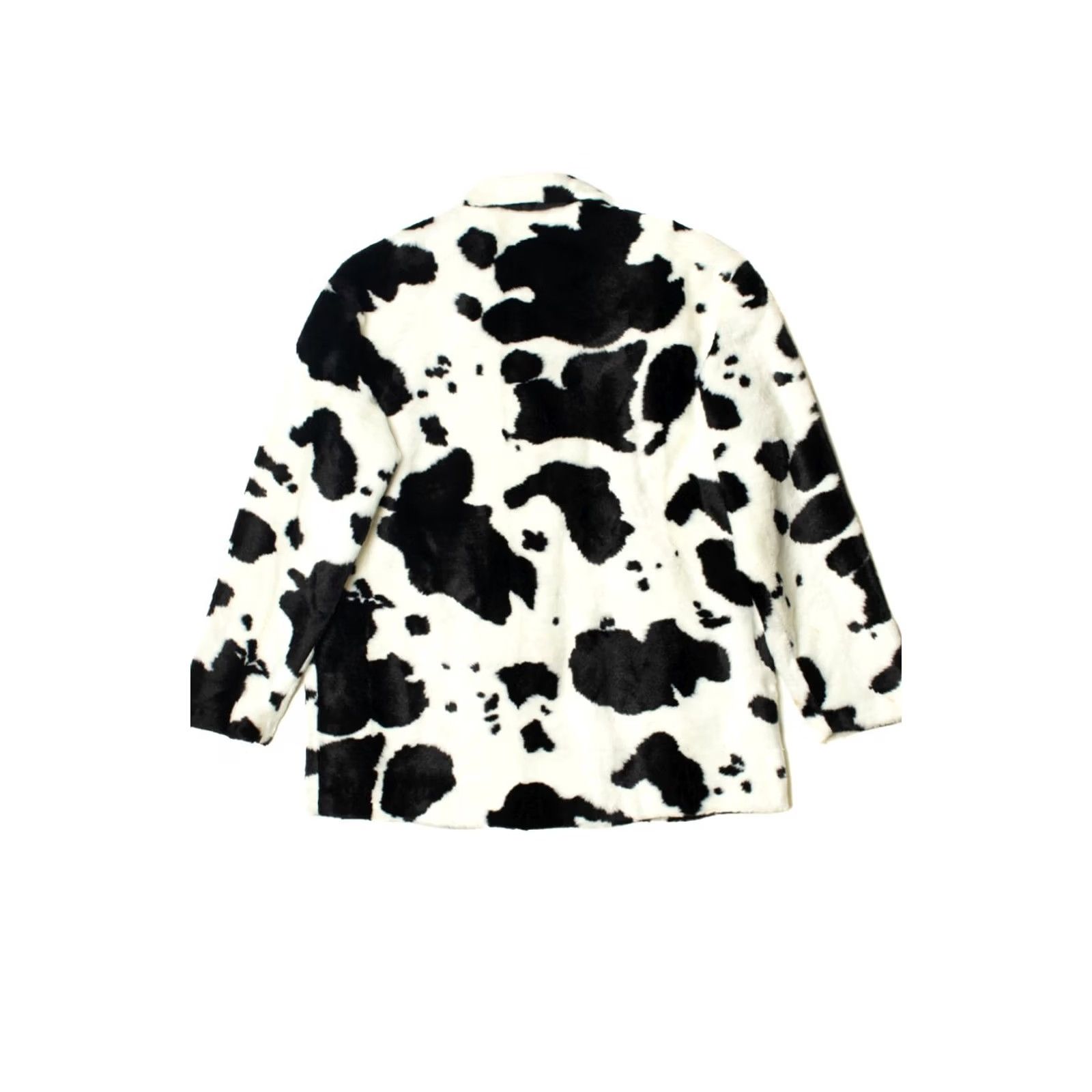 Vintage VINTAGE Karen Kane Chore Coat Shirt X-Small White Black Button Jacket Size US XL / EU 56 / 4 - 2 Thumbnail