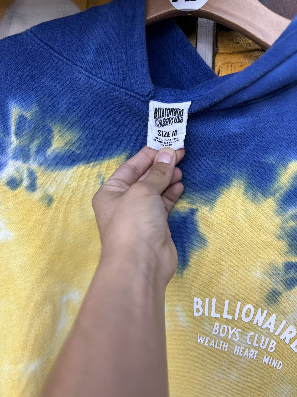 Billionaire Boys Club Billionaire Boys Club BBC Tie-Dye Hoodie Size US L / EU 52-54 / 3 - 3 Thumbnail