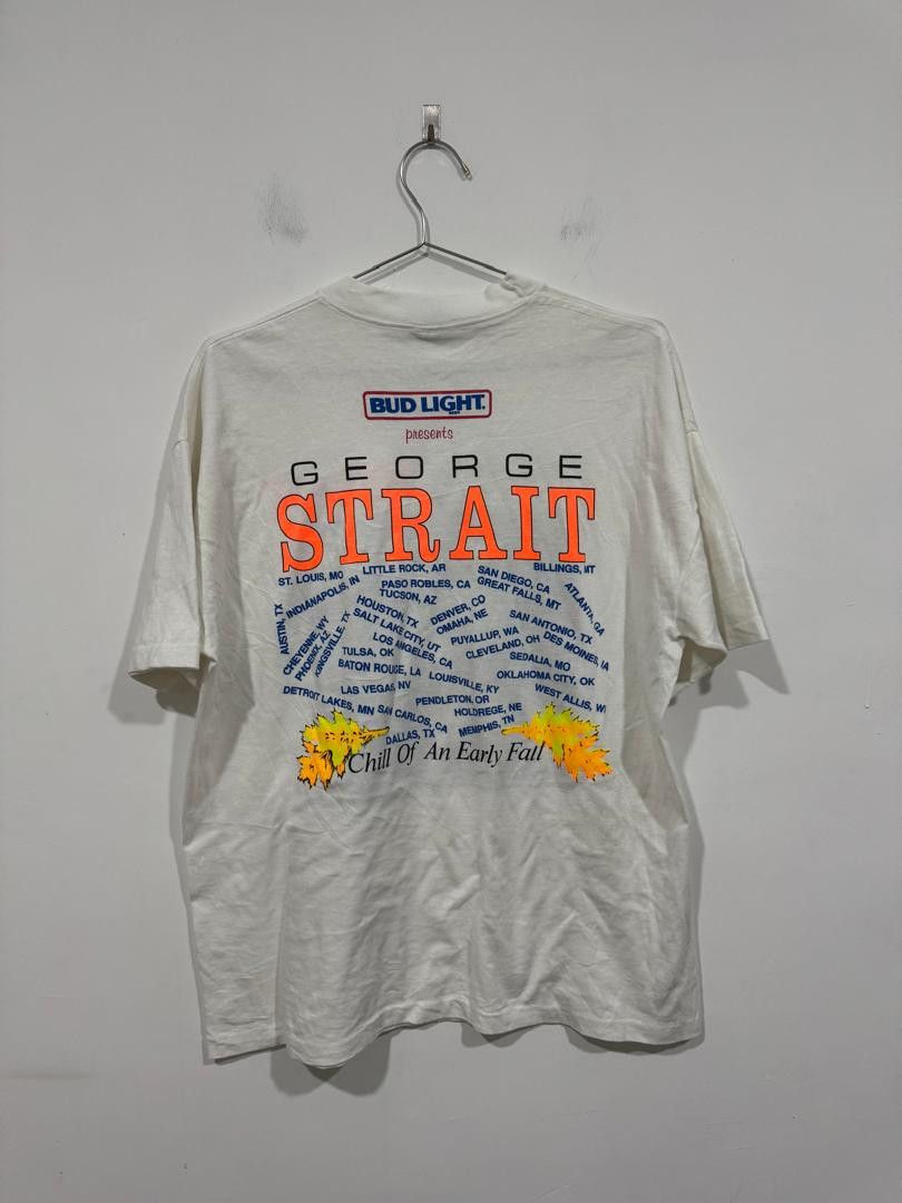 Vintage Vintage 1991 George Strait Tee Size US XL / EU 56 / 4 - 4 Thumbnail