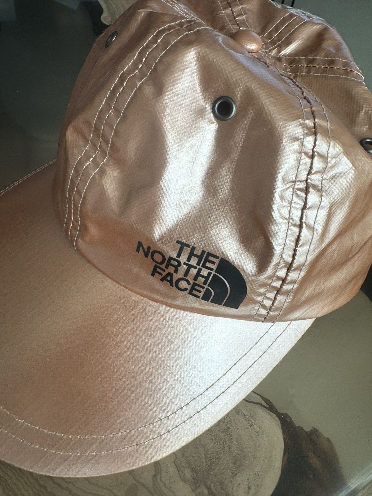 Supreme × The North Face SS18 Supreme®/The North Face® Metallic 6-Panel Hat Rose Gold Size ONE SIZE - 3 Thumbnail