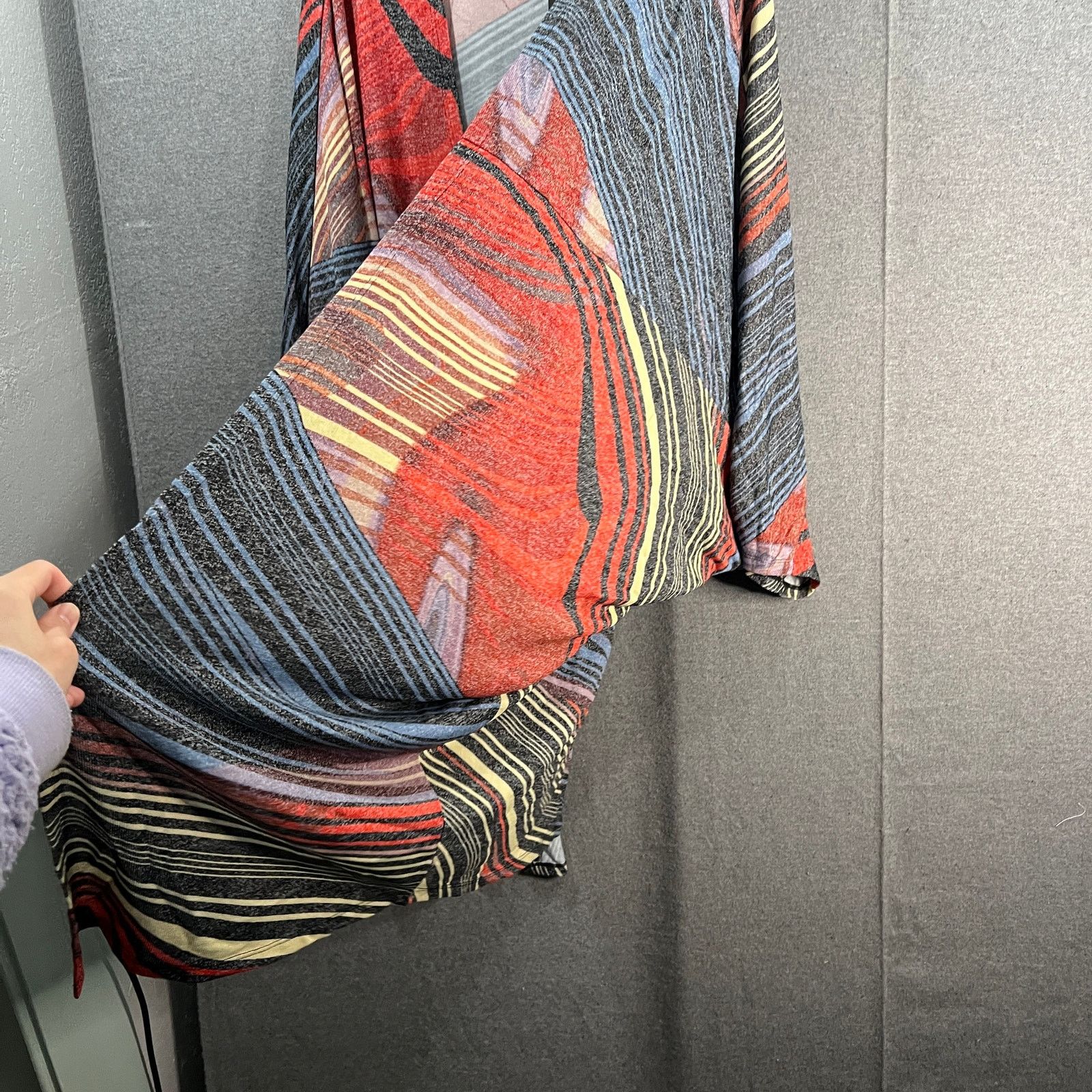 Other Attitudes by Renee Global Illusions Casknit Cocoon Cardiga Size M / US 6-8 / IT 42-44 - 10 Thumbnail