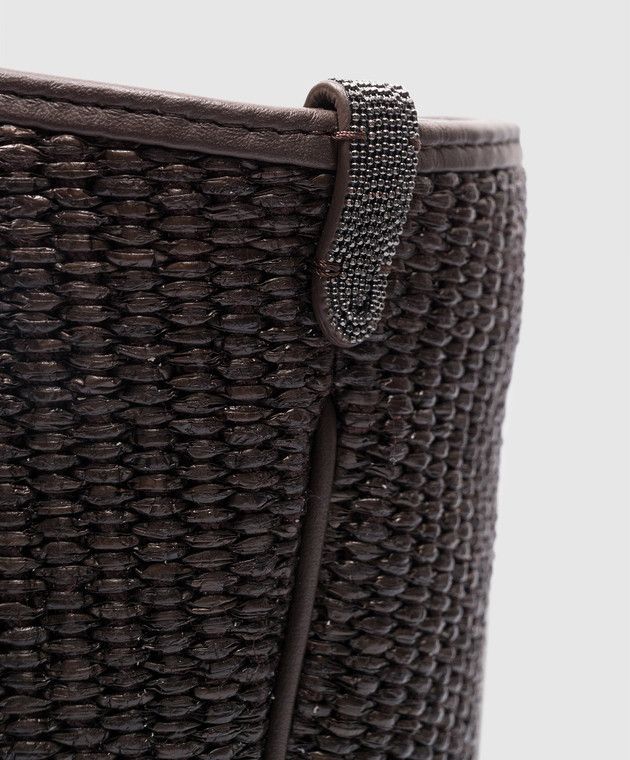 Brunello Cucinelli o1la1rc1a0425 Size: OS/Shoulder Strap Bag in Brown Size ONE SIZE - 4 Thumbnail