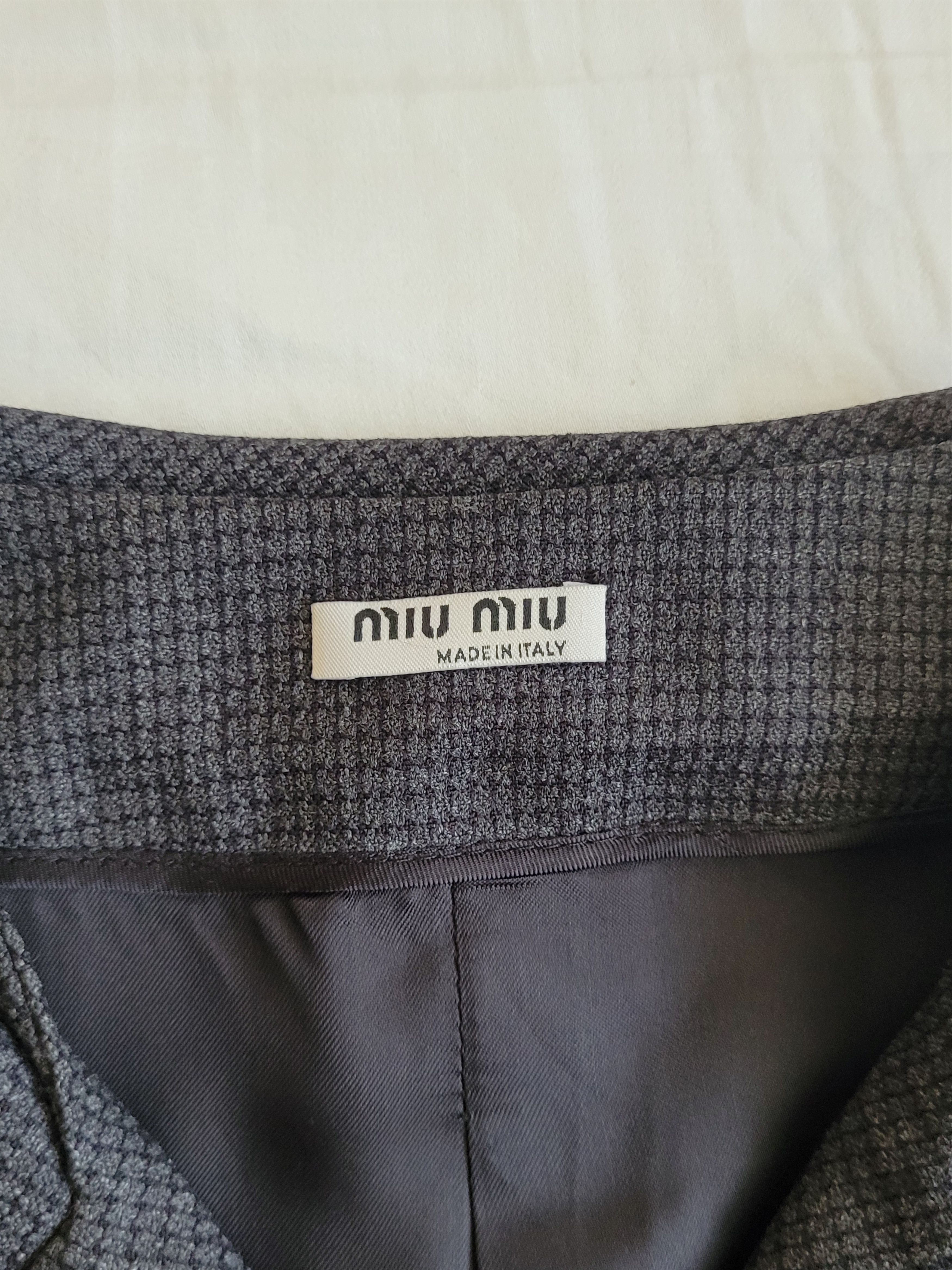 Miu Miu Miu Miu early2000s cute woolen short jacket Size L / US 10 / IT 46 - 4 Thumbnail
