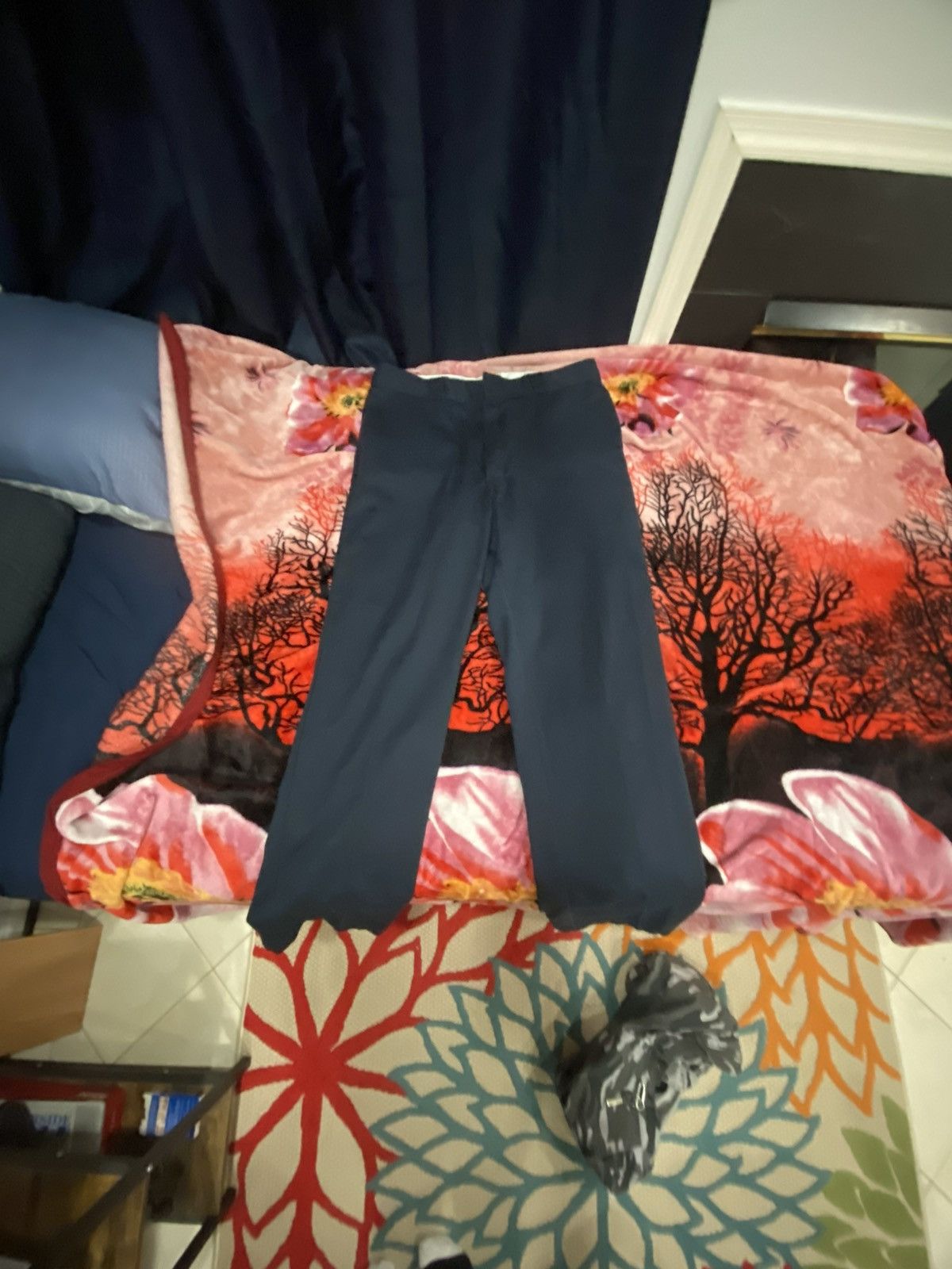 Dickies Dickies 874 Flex Original Fit Navy Work Pants Size US 34 / EU 50 - 3 Thumbnail