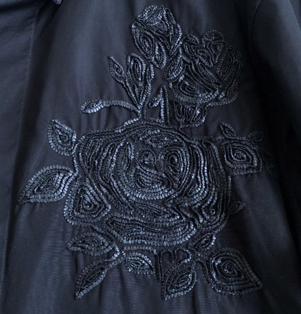 Dior Dior Homme Black Rose Shirt Size US M / EU 48-50 / 2 - 2 Thumbnail
