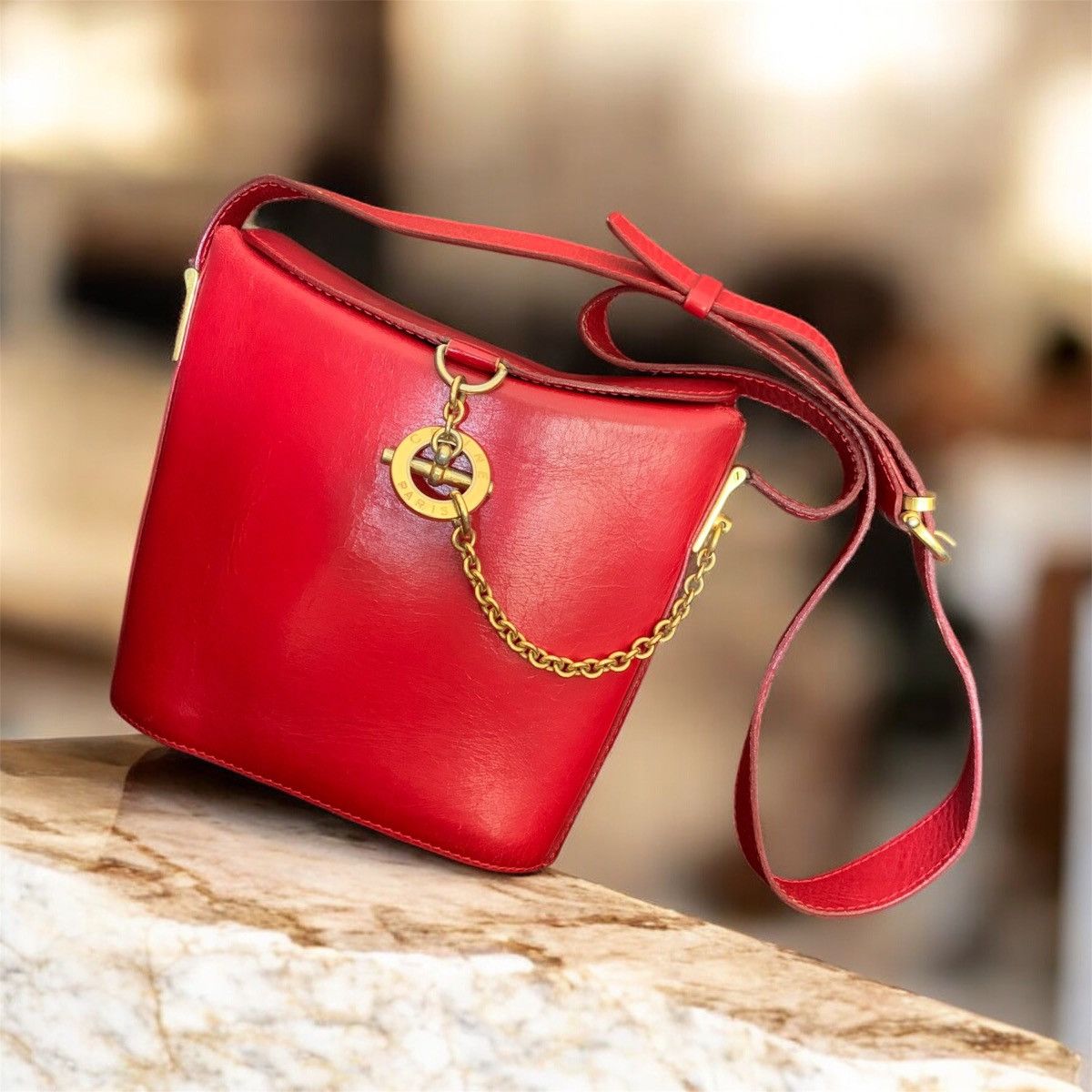 Celine Vintage celine mini sangle bucket bag Size ONE SIZE - 1 Thumbnail