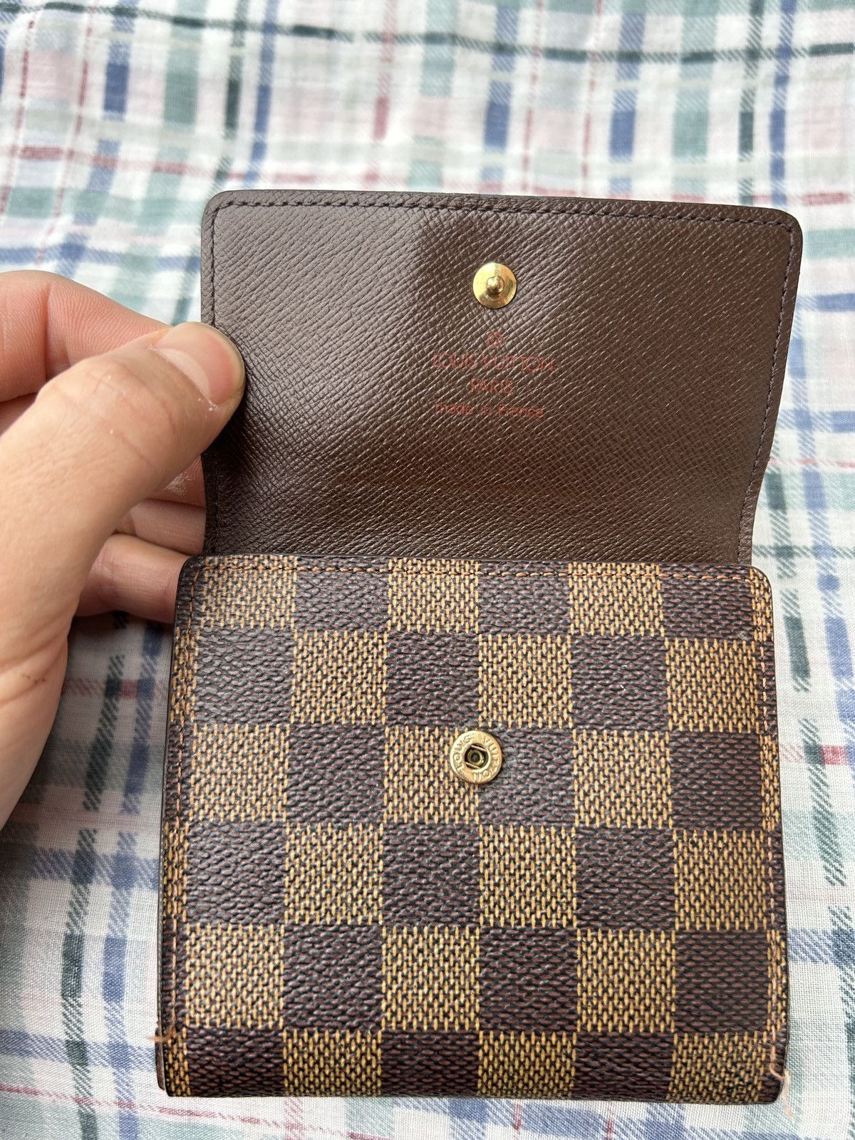 Louis Vuitton Authentic Louis Vuitton Damier Ebene Elise Wallet Size ONE SIZE - 7 Thumbnail
