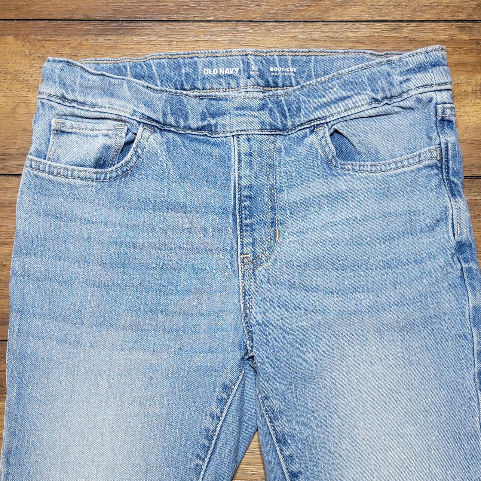 Old Navy Old Navy Juniors Boot-Cut Pull-On Jeans - Size XL (14-16) Size US 29 - 2 Thumbnail