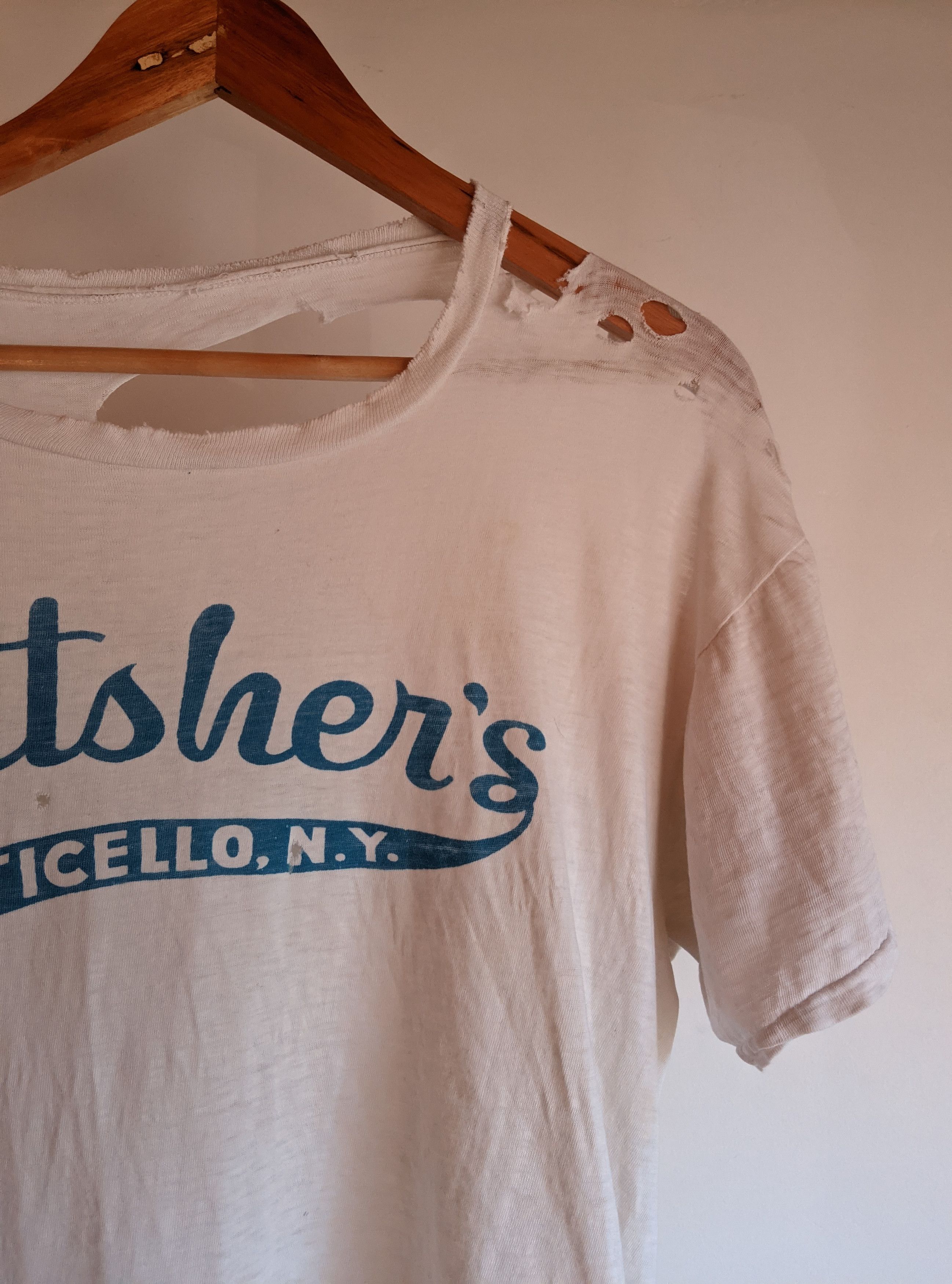 Vintage True vintage 50s 60s destroyed distressed kutshers fade erd Size US M / EU 48-50 / 2 - 3 Thumbnail