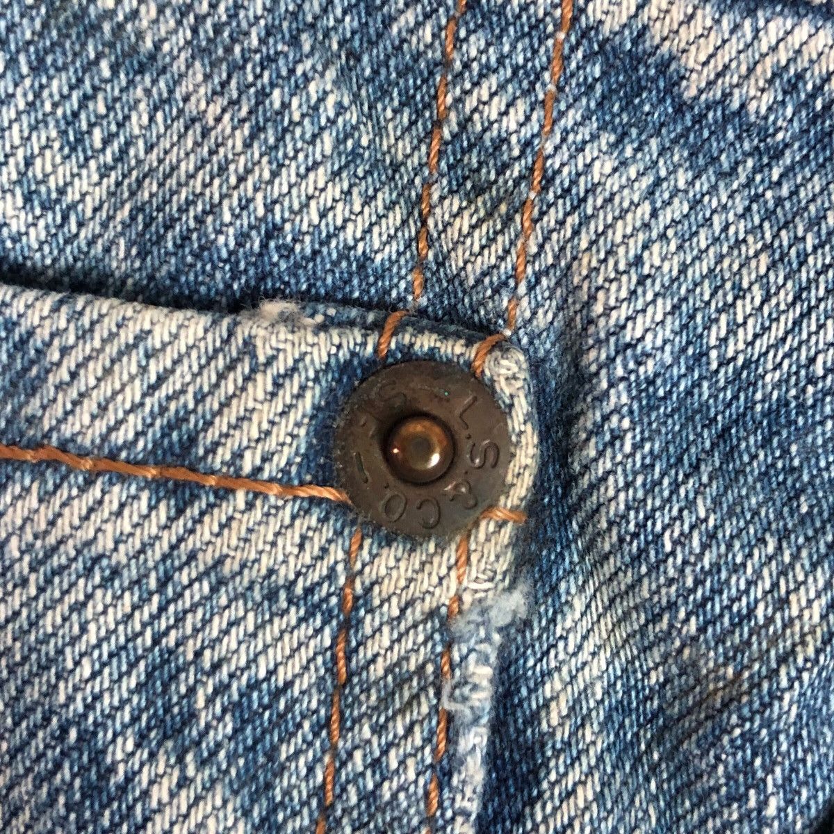 Levi's Vintage Levi’s Distressed Denim Jeans Size US 29 - 4 Thumbnail