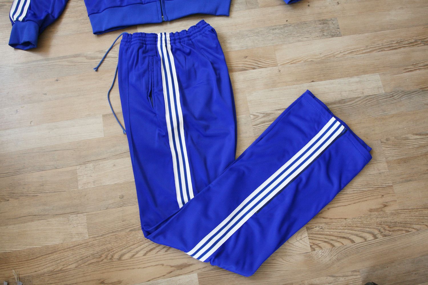 Adidas Vintage Adidas 1980s Made in England Tracksuit Full SET Rare Size US L / EU 52-54 / 3 - 3 Thumbnail