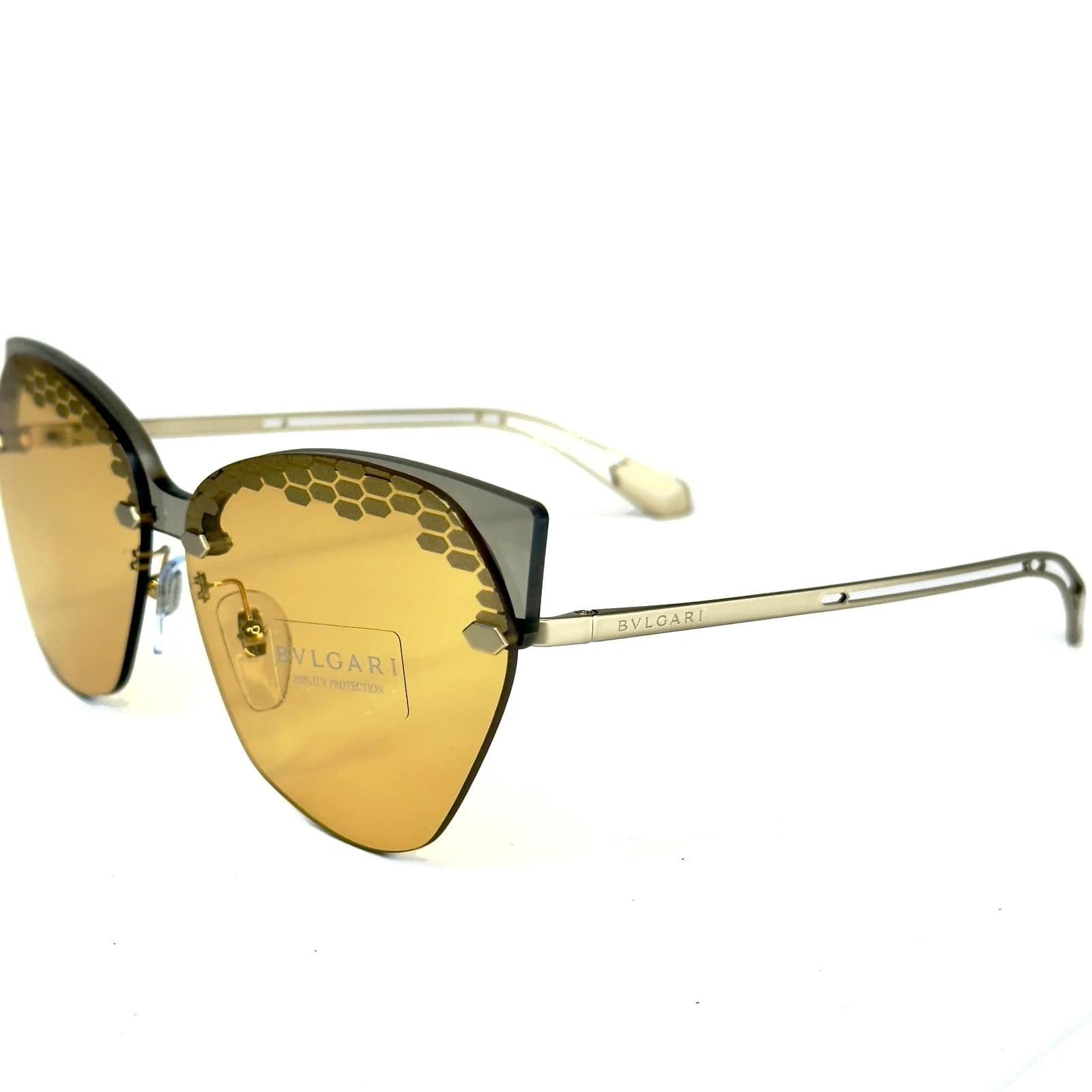 Bvlgari BVLGARI BV6107 6107 SERPENTI Scalesbeat Gold Sunglasses Size ONE SIZE - 9 Thumbnail