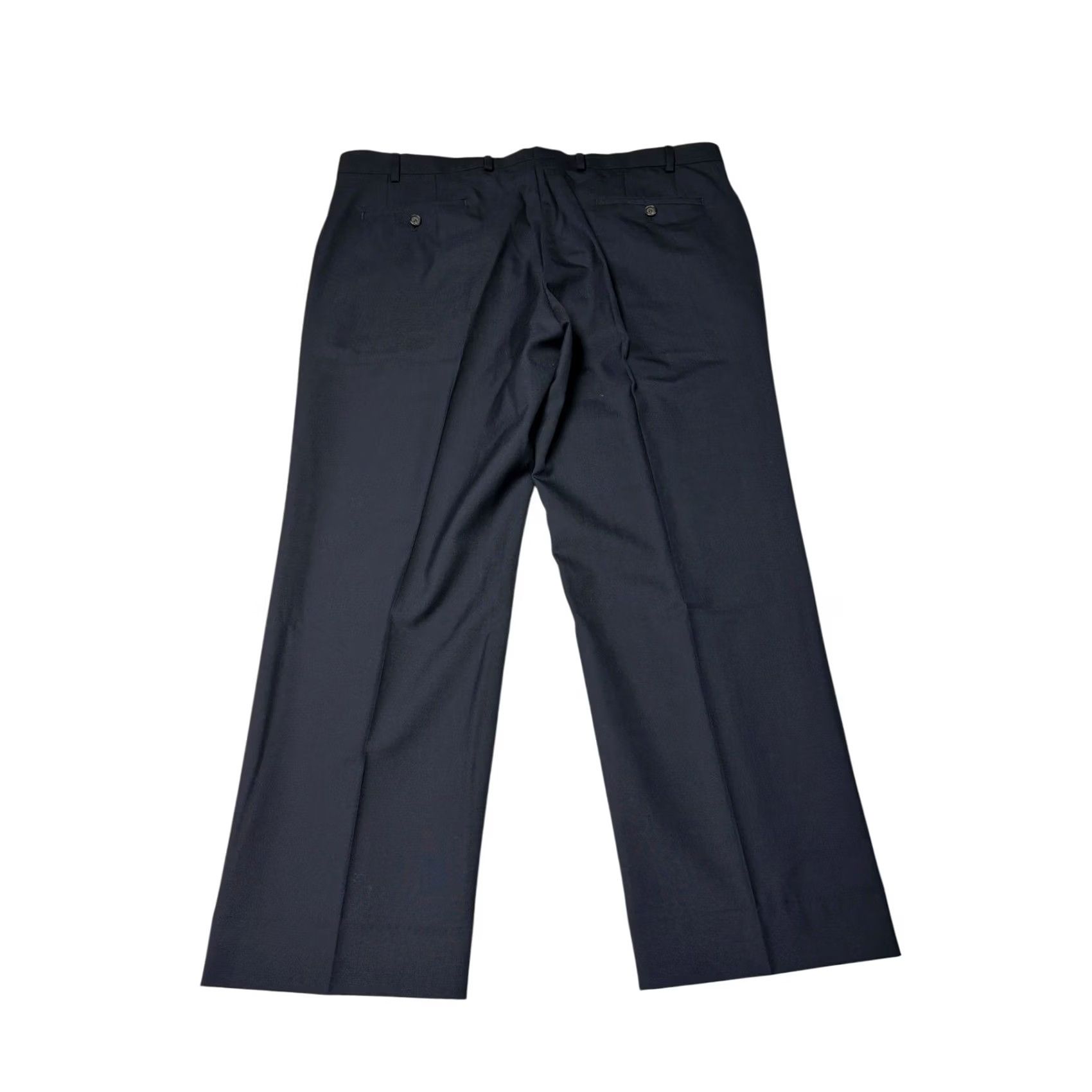 Ralph Lauren Lauren Ralph Lauren Mens Navy Blue Wool Blend Dress Pants Flat Front 38W x 28L Dress Pants, 38, Navy, Wool Blend, Regular, Mens Size US 38 / EU 54 - 7 Thumbnail