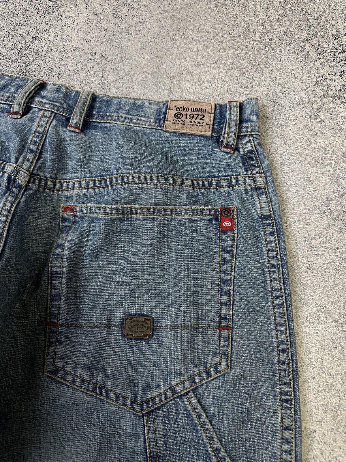Ecko Unltd. × Vintage Vintage ECKo Unltd Rap Baggy Y2K Jeans Size US 30 / EU 46 - 5 Thumbnail