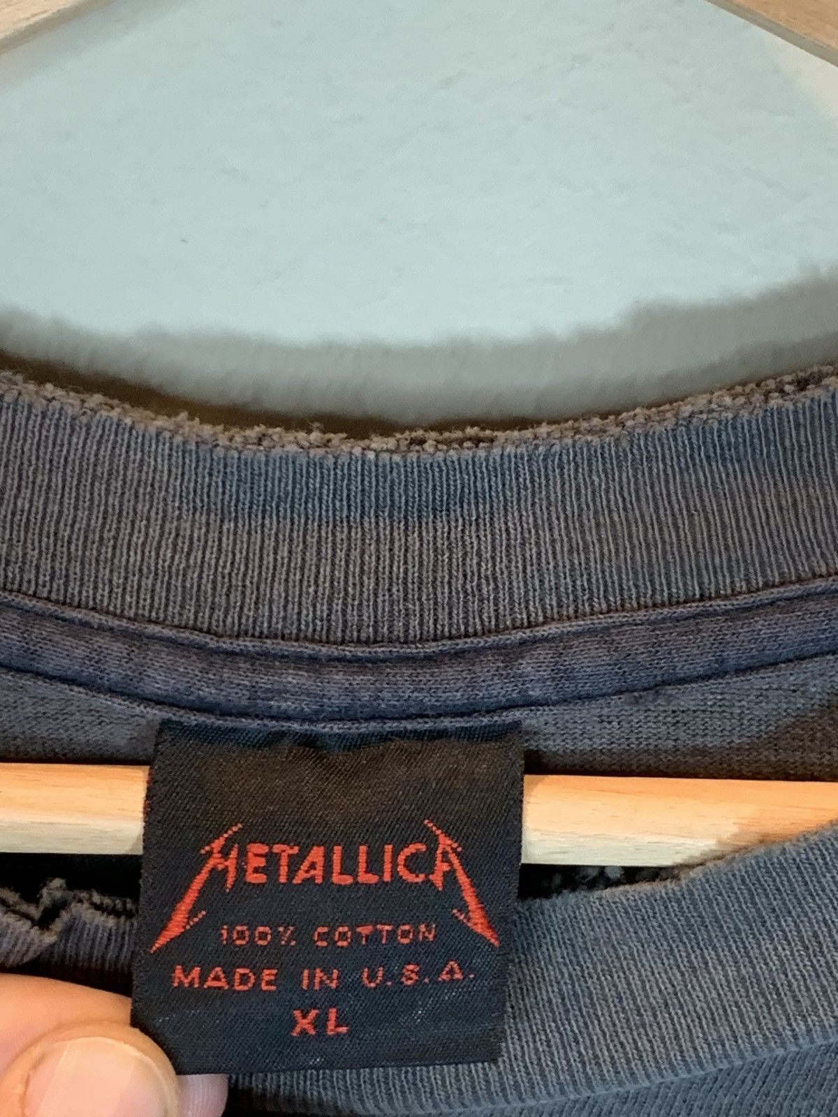 Brockum × Metallica × Vintage RARE* Vintage 1991 Metallica Pushead Don’t Tread On Me Shirt Size US XL / EU 56 / 4 - 11 Thumbnail