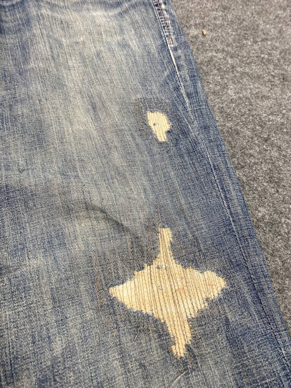 Japanese Brand brappers distressed denim nice design Size 32" / US 10 / IT 46 - 12 Thumbnail