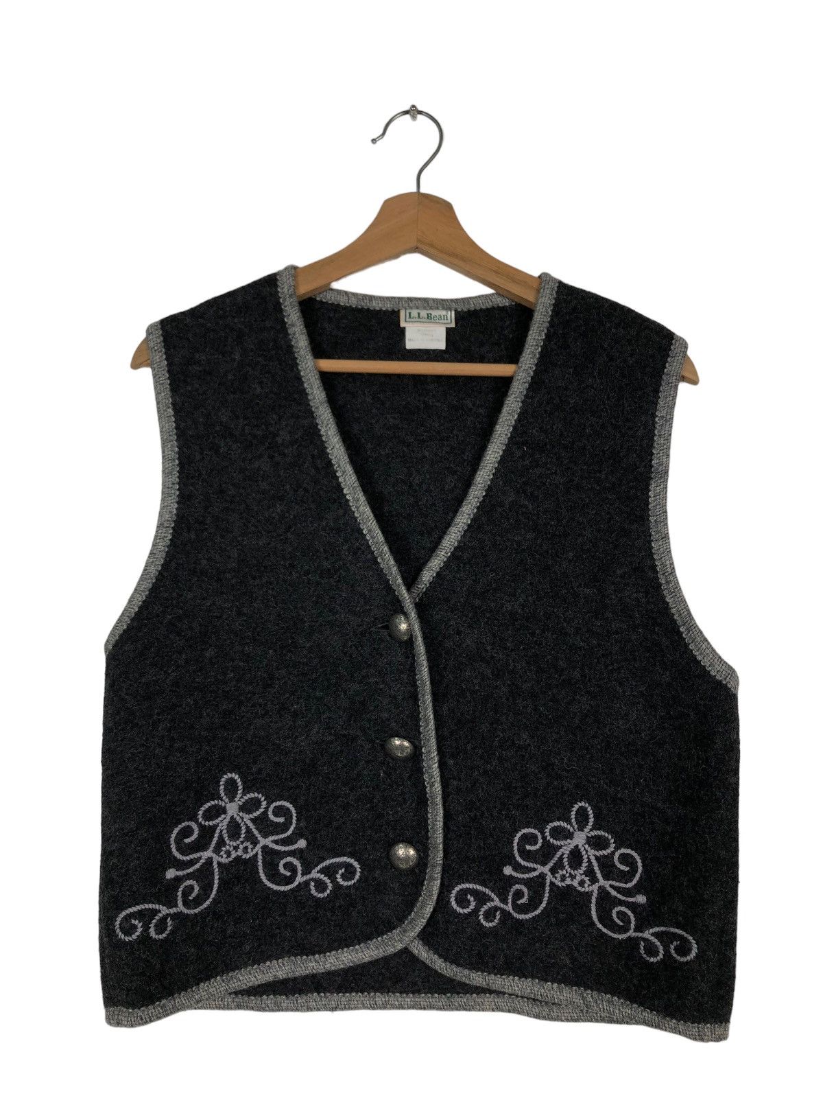 Japanese Brand 🔥Vintage Navajo Chimayo L.L.Bean USA Vest Size S / US 4 / IT 40 - 1 Thumbnail