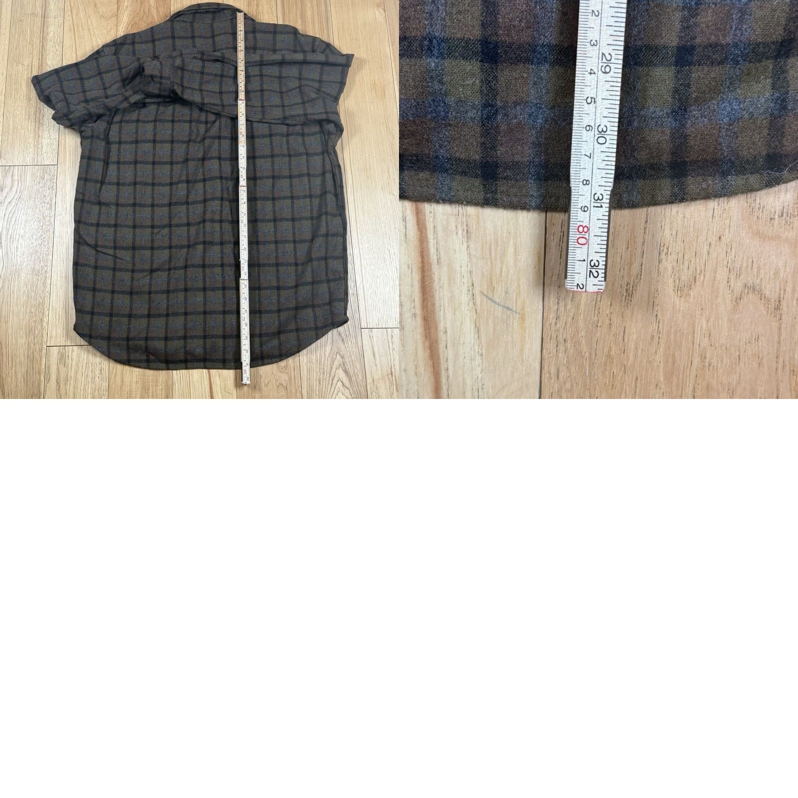Pendleton VINTAGE Pendleton Field Shirt Western Brown Plaids Mens XL 100% Wool Shirt Long Sleeve Button-Up Men XXL? Size US XL / EU 56 / 4 - 8 Thumbnail