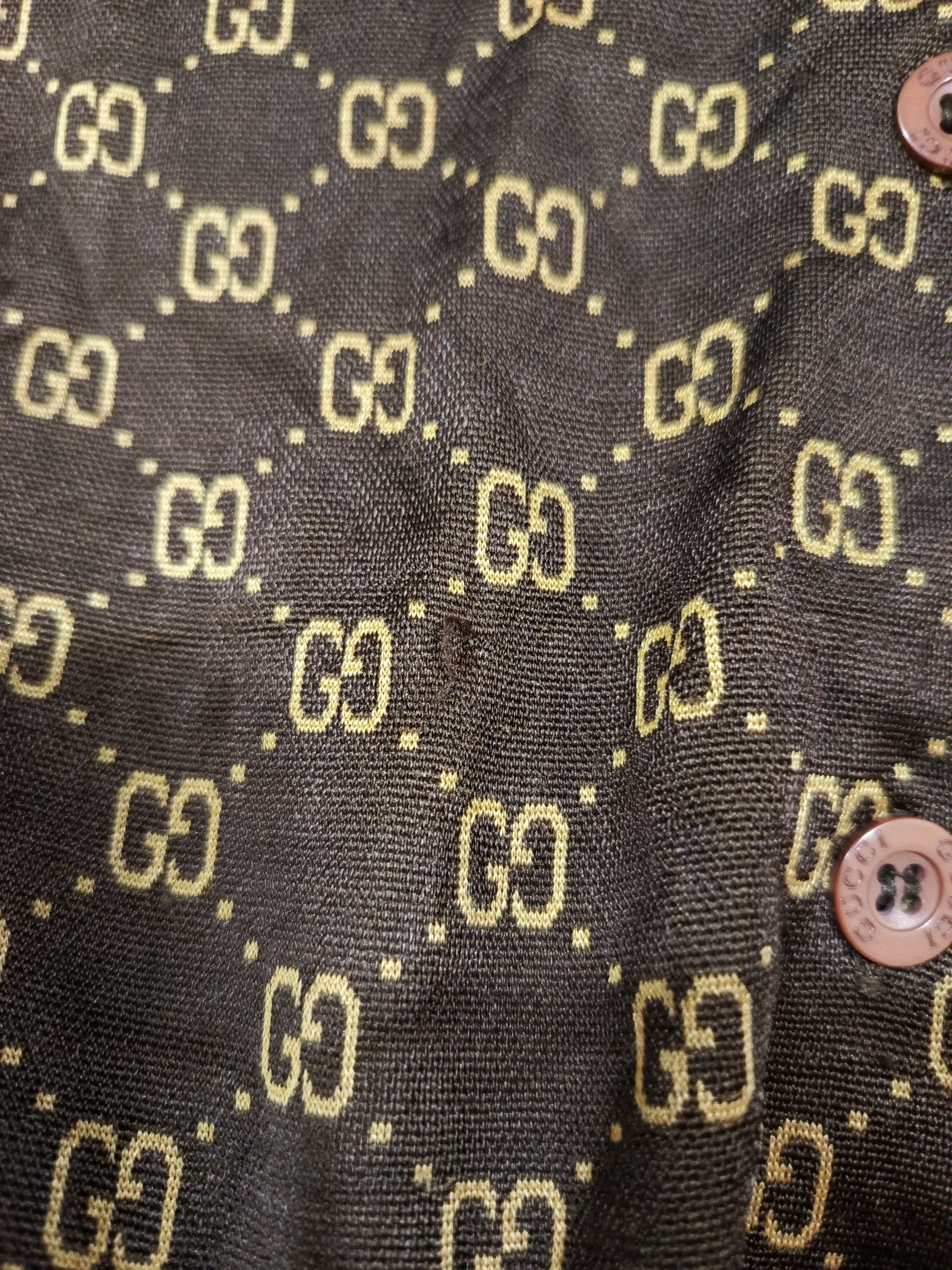 Gucci Gucci GG Monogram Mesh Button Up Shirt Size M / US 6-8 / IT 42-44 - 6 Thumbnail