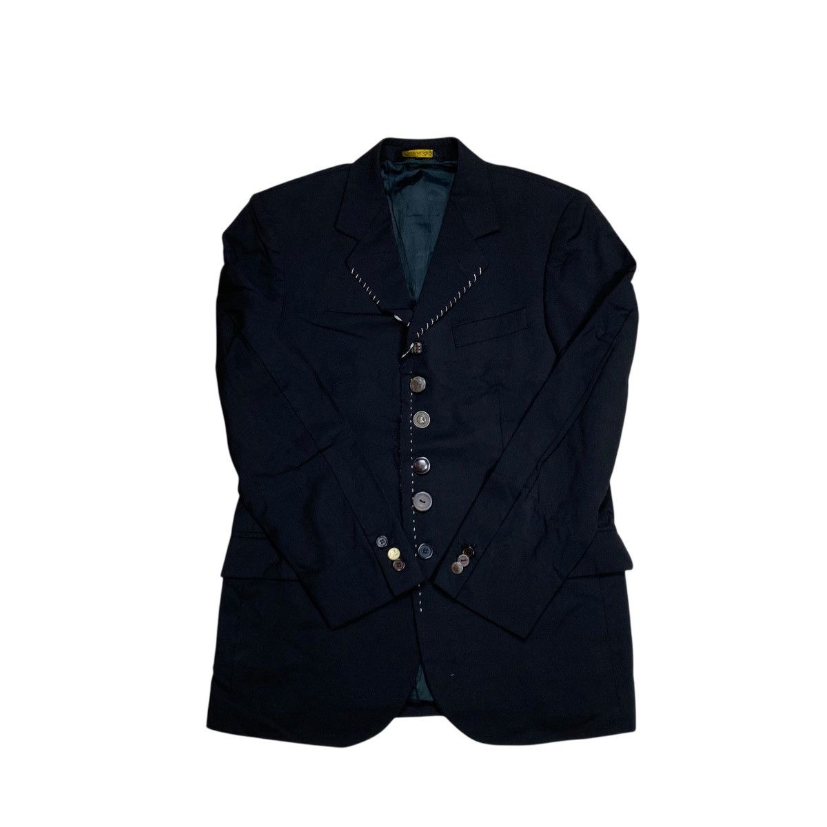 Geoffrey B. Small Geoffrey B.Small Contrast Stitch Blazer Jacket Size US M / EU 48-50 / 2 - 3 Thumbnail